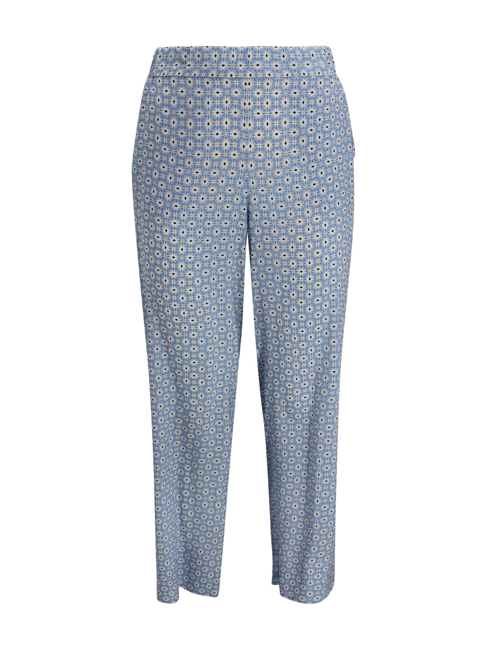 Pantalone Stampato a Gamba Dritta Whyci WH1543 6027 