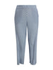 Pantalone Stampato a Gamba Dritta