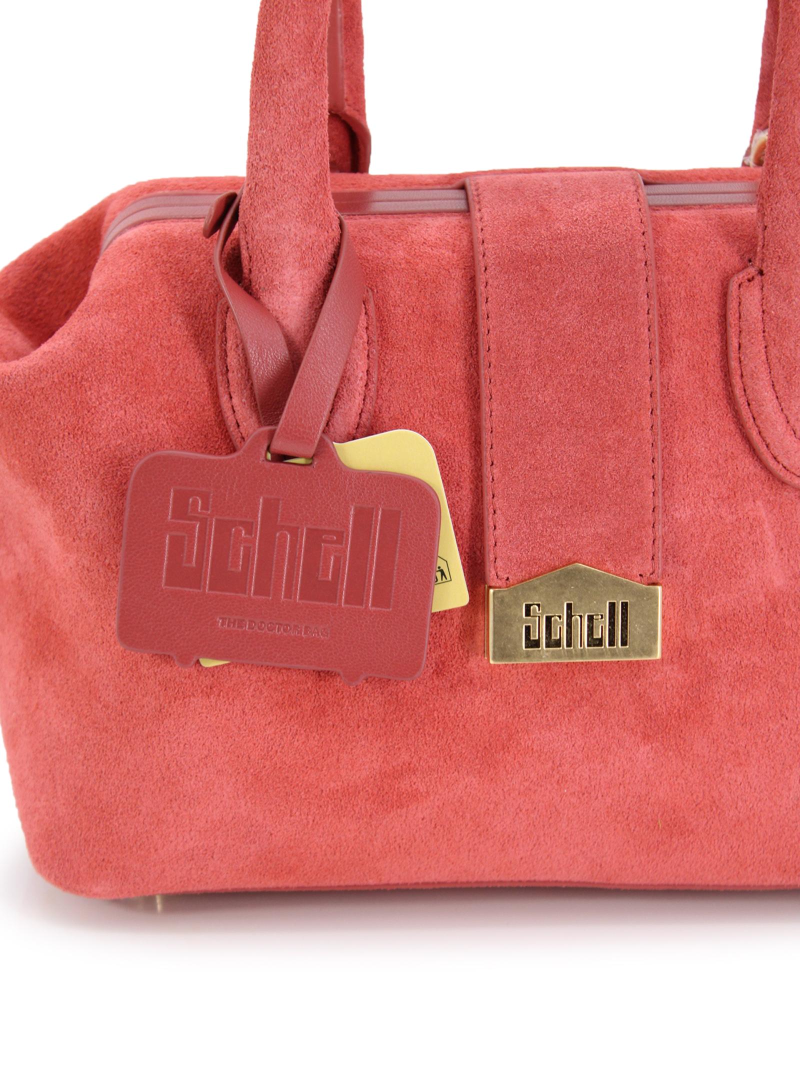 Small suede doctor bag SCHELL LEATHER COMPANY SRL DOCTOR BAG SMALL B00100C02020 