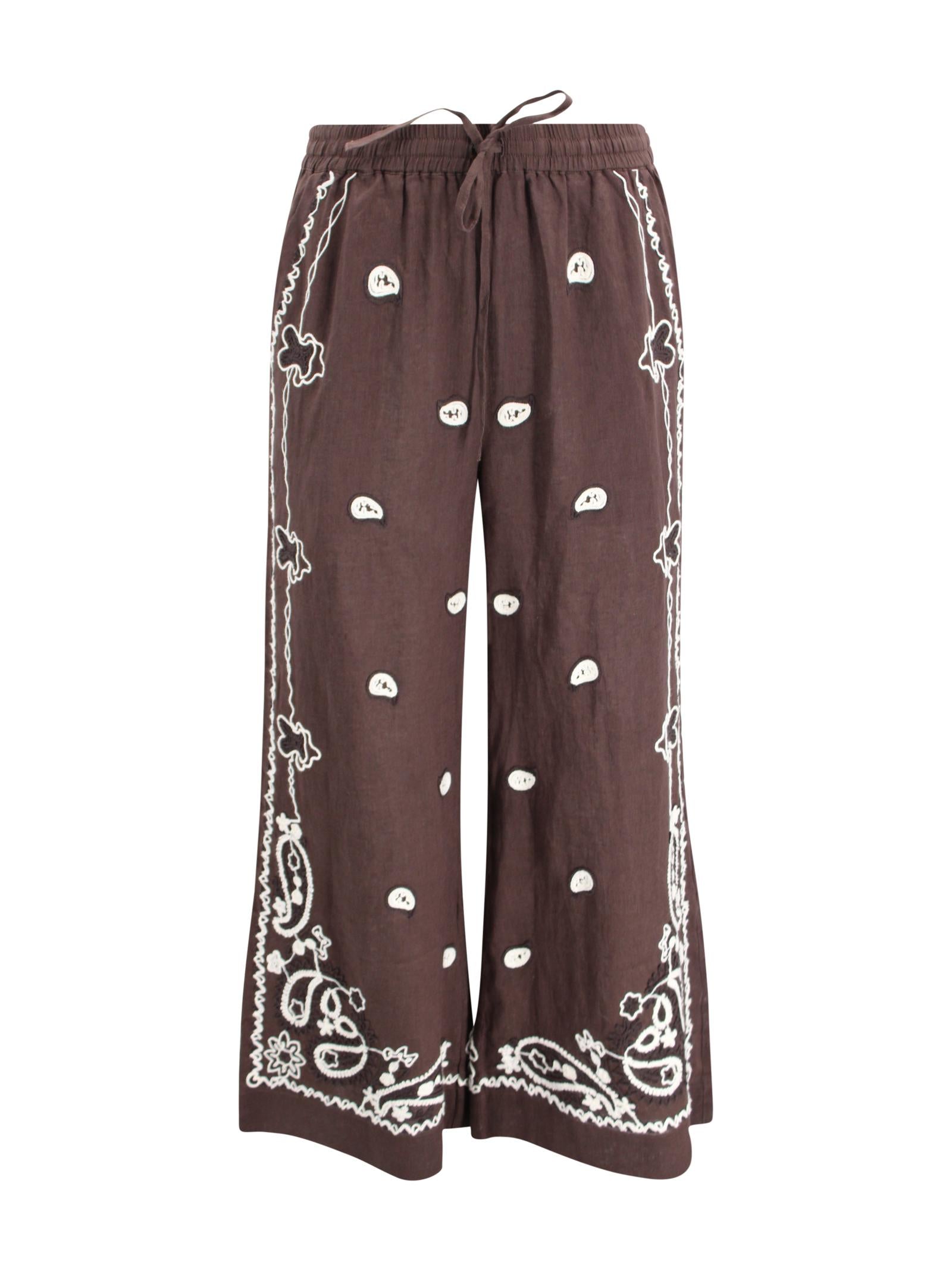 Pantaloni Beach26 marroni P.A.R.O.S.H. D230769R 086 