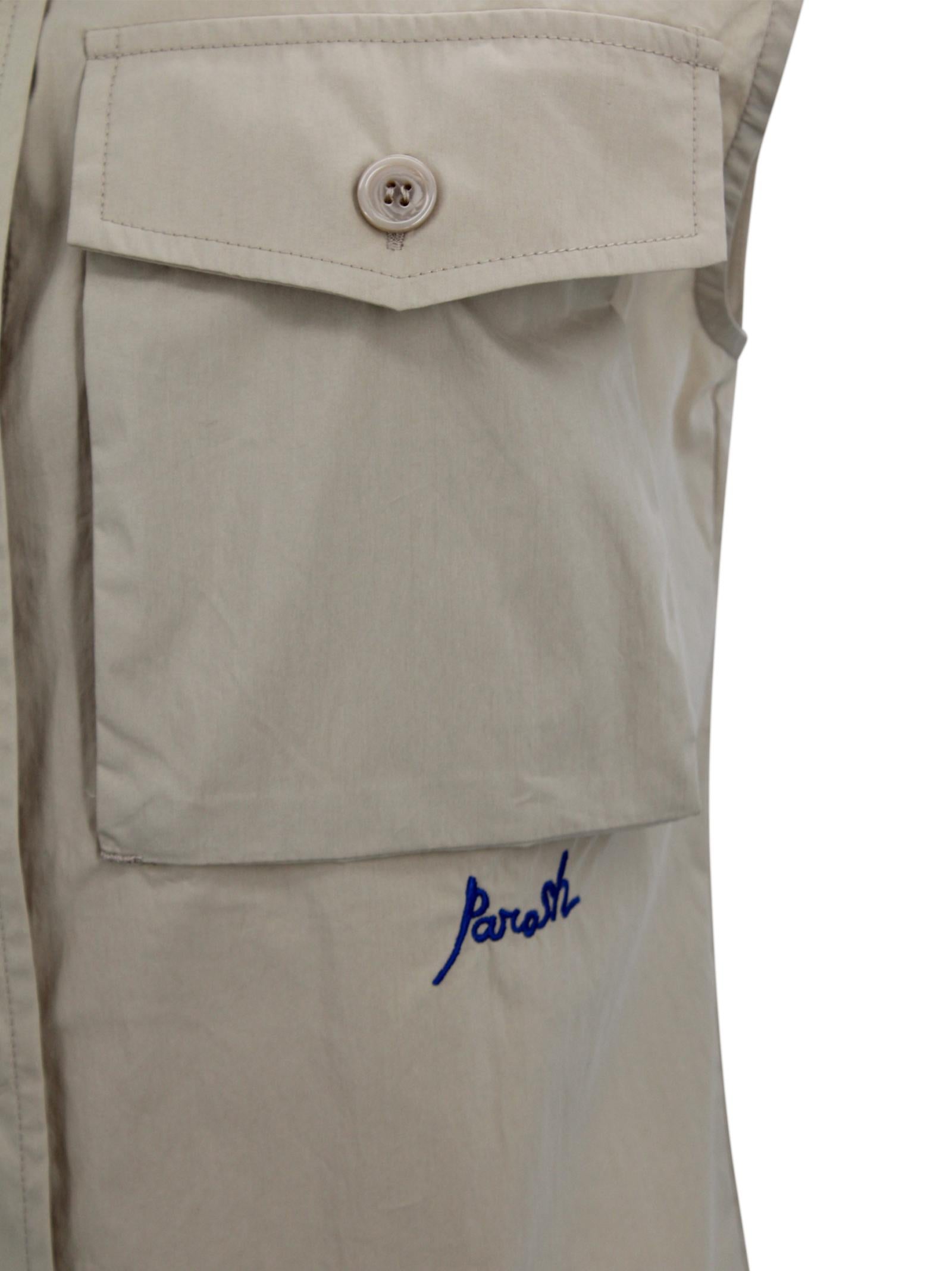 Camicia con tasche senza maniche P.A.R.O.S.H. D380651 004 