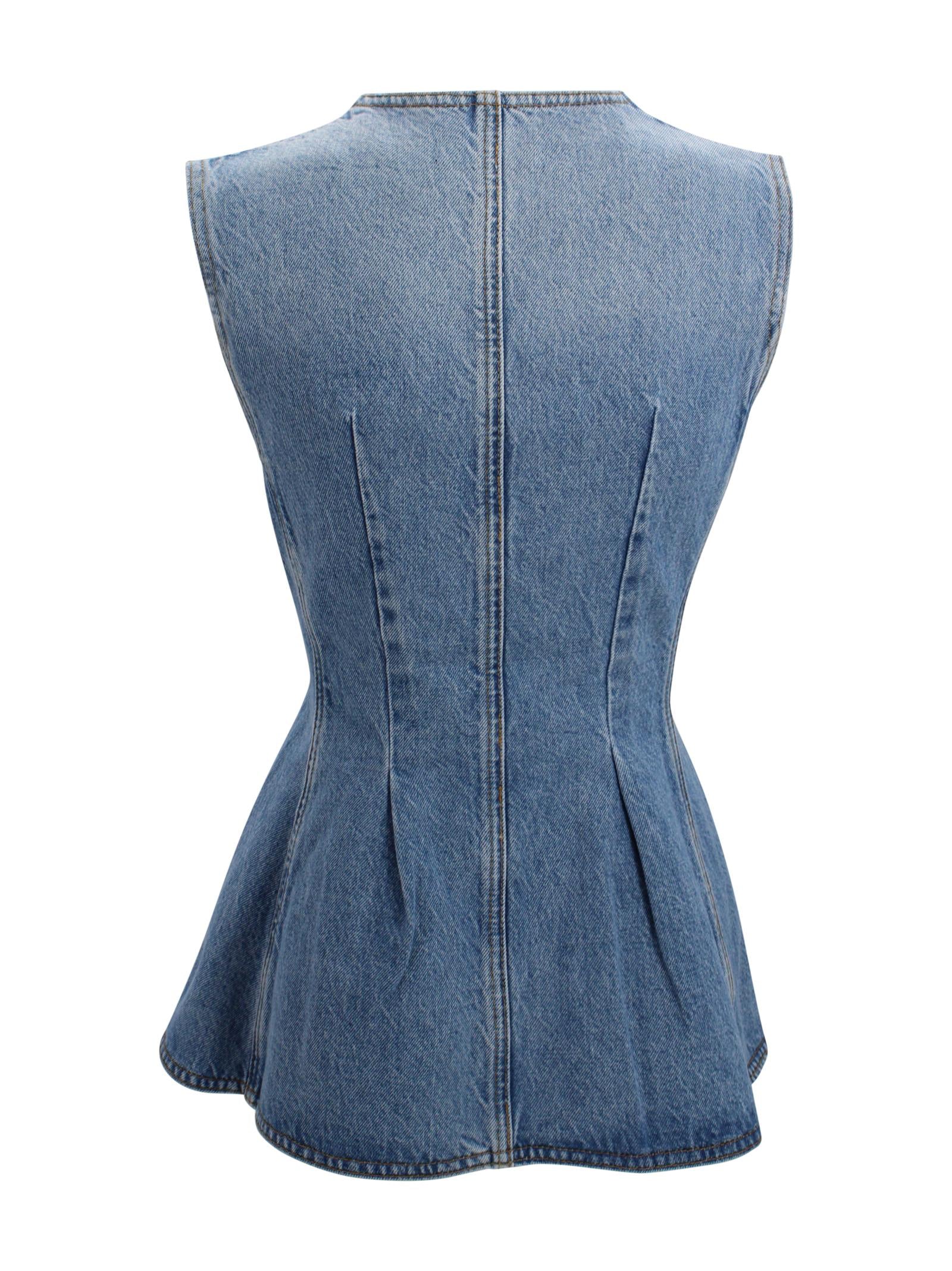 Top in denim svasato Rotate 1151671321 1321 