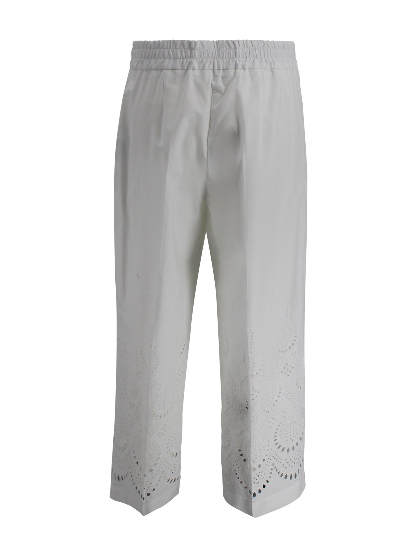 Pantaloni cropped con coulisse P.A.R.O.S.H. D232447 001 