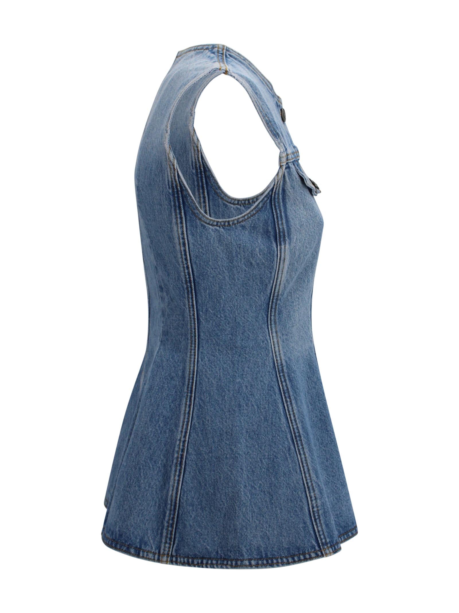 Top in denim svasato Rotate 1151671321 1321 