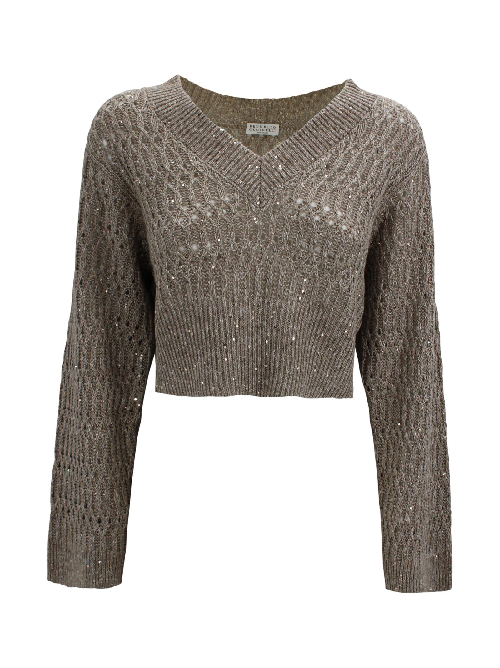 Maglione traforato Brunello Cucinelli MCO564702 C9089 