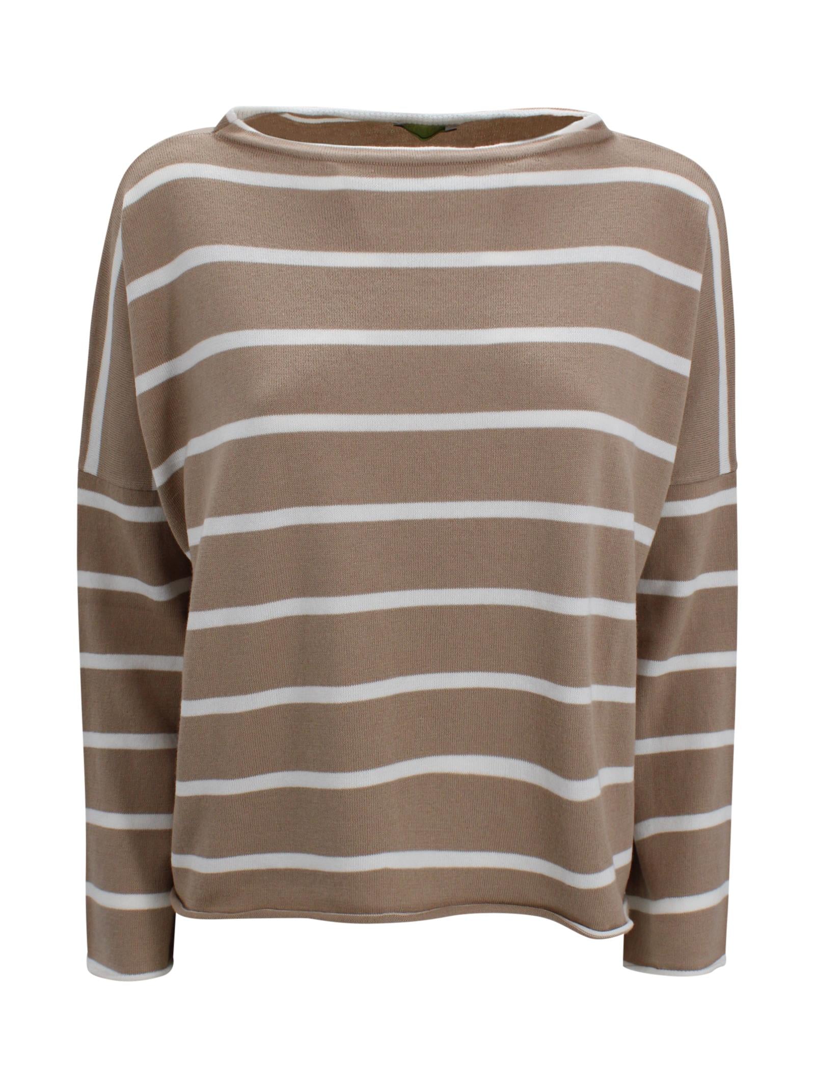 Maglia a righe con scollo a barchetta Be You MVD26B6 A40 
