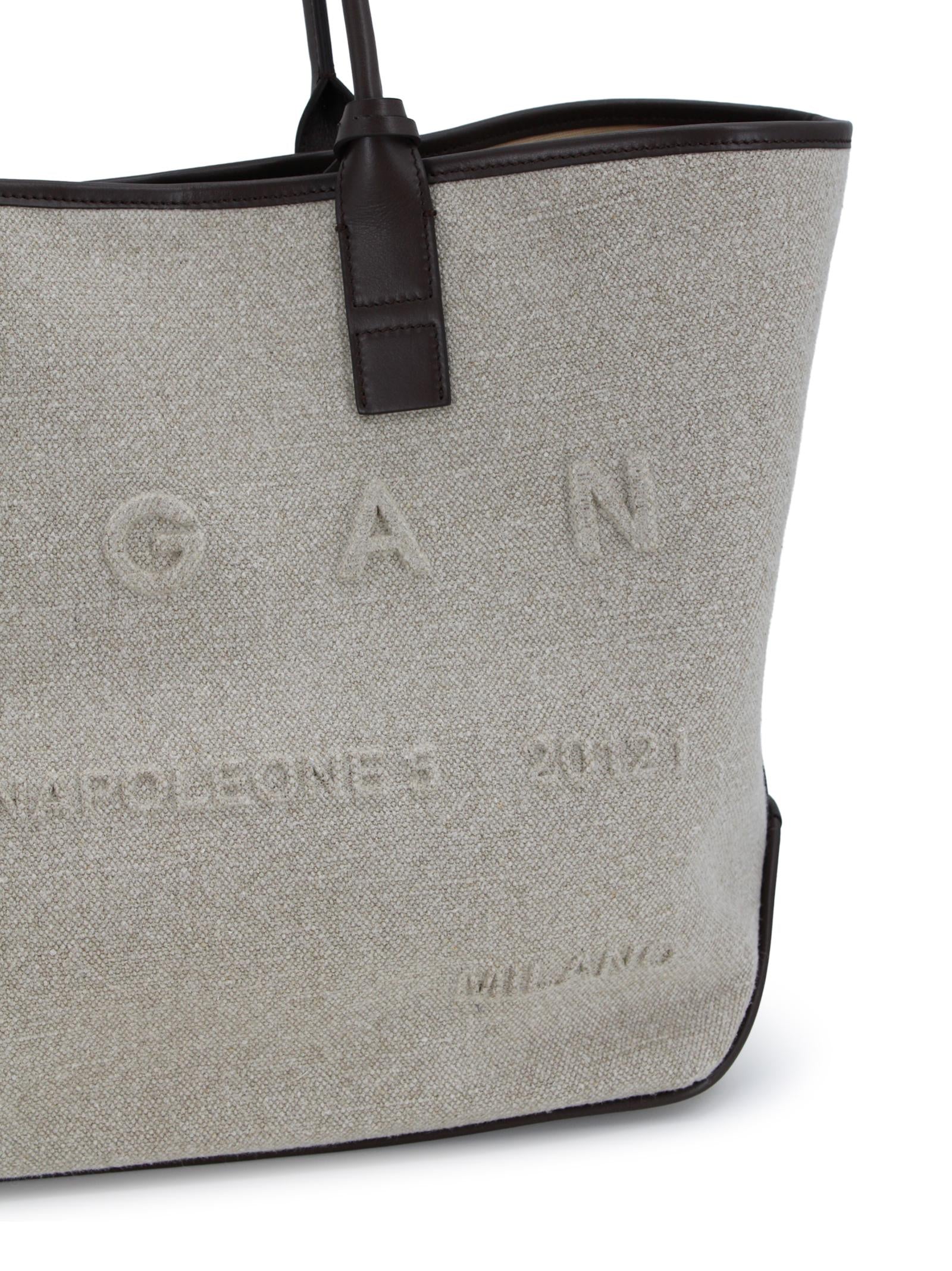 Borsa tote con logo goffrato HOGAN KWB01TA4300UW87E03  