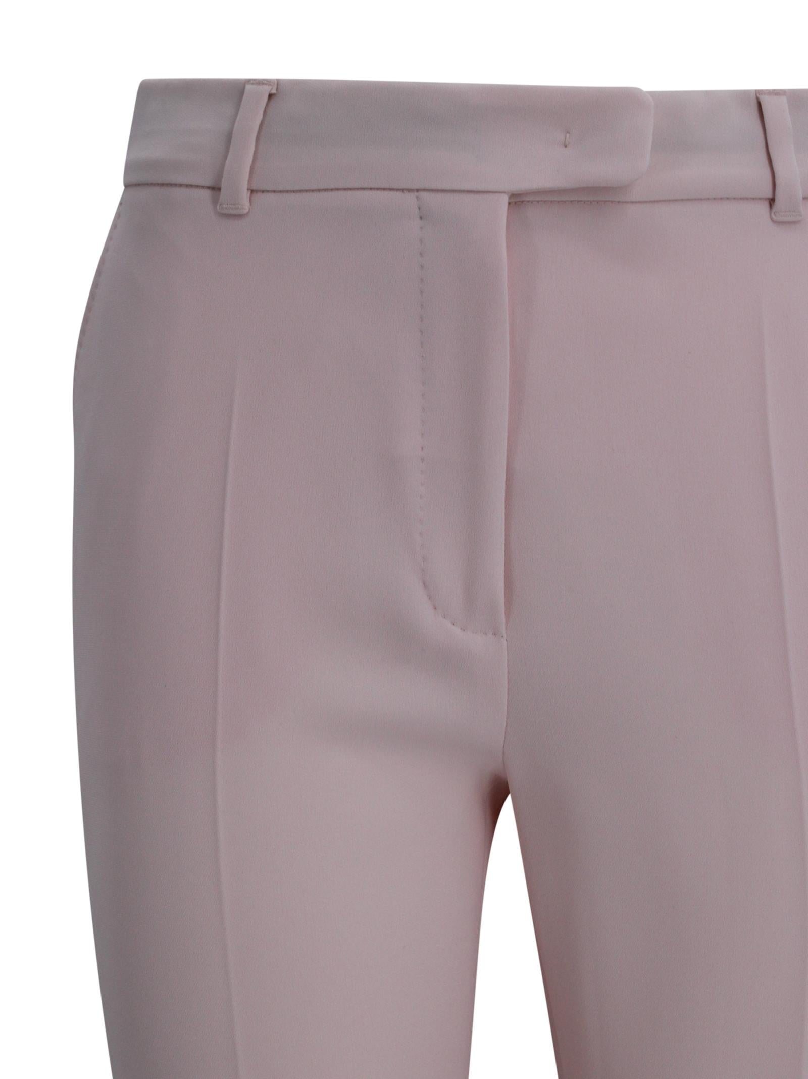 Pantaloni Jerta in rosa con pieghe frontali Max Mara Studio 2616131035600 052 