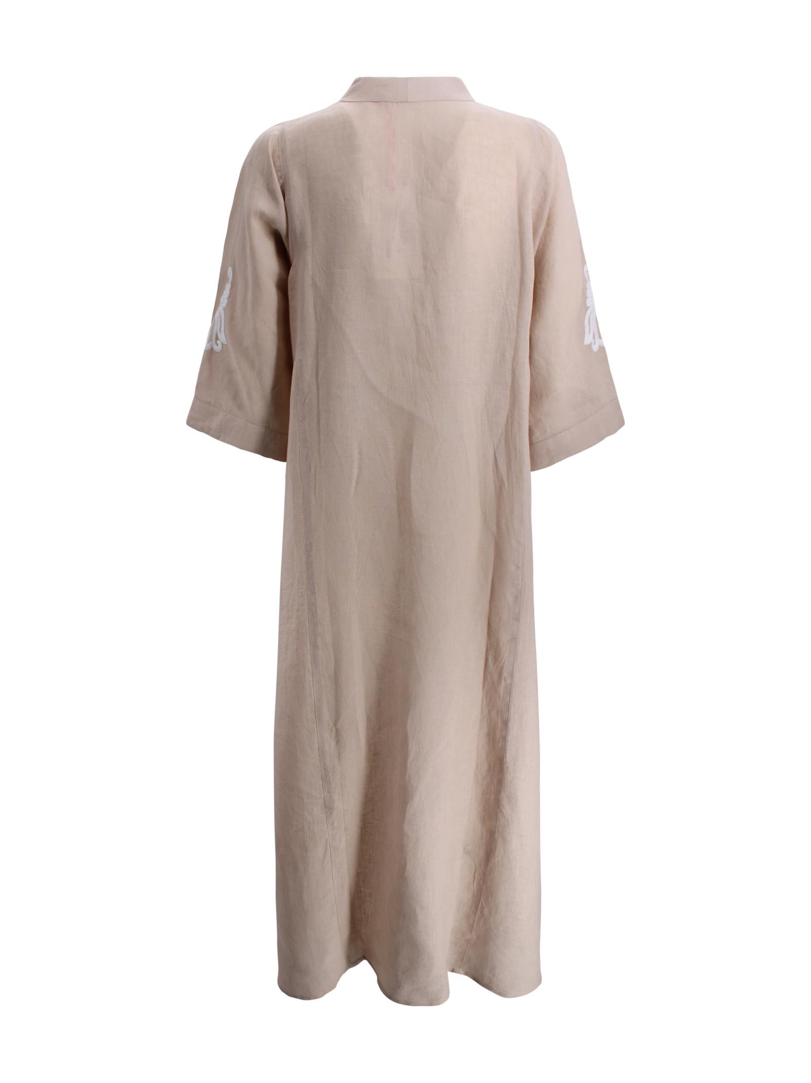 Kaftano "Riad" in Lino con Cintura Luxi of sea RL03 03 