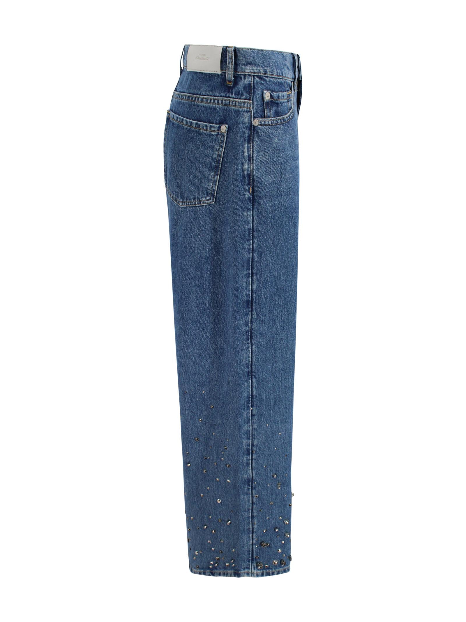 Slouchy Wide Tailorless Dance With Crystals & Studs 7 FOR ALL MANKIND 7U8FCE52 U71ZB 