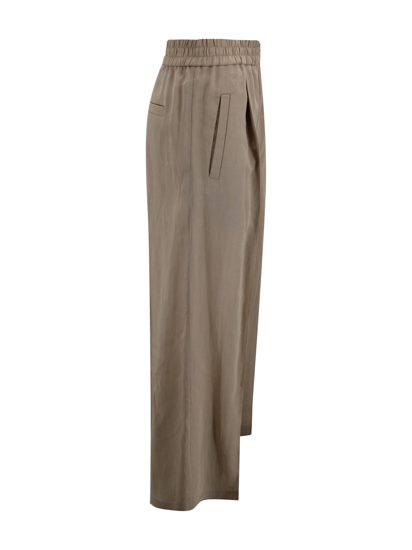Pantaloni a palazzo elasticizzati Brunello Cucinelli M0F91P8742 C8690 