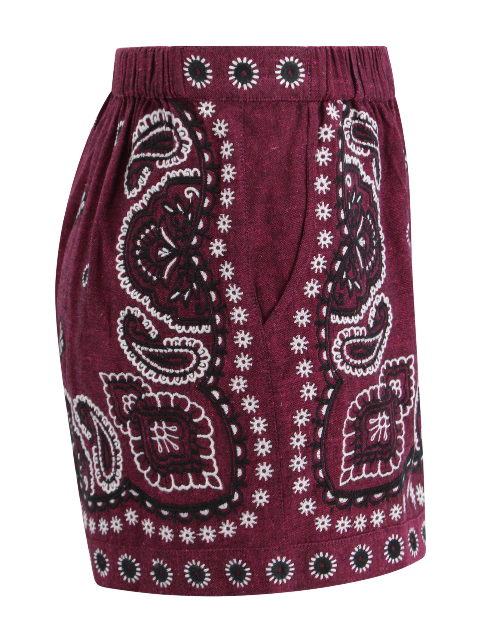 Short Ricamati in Lino e Cotone Luxi of sea BC34  