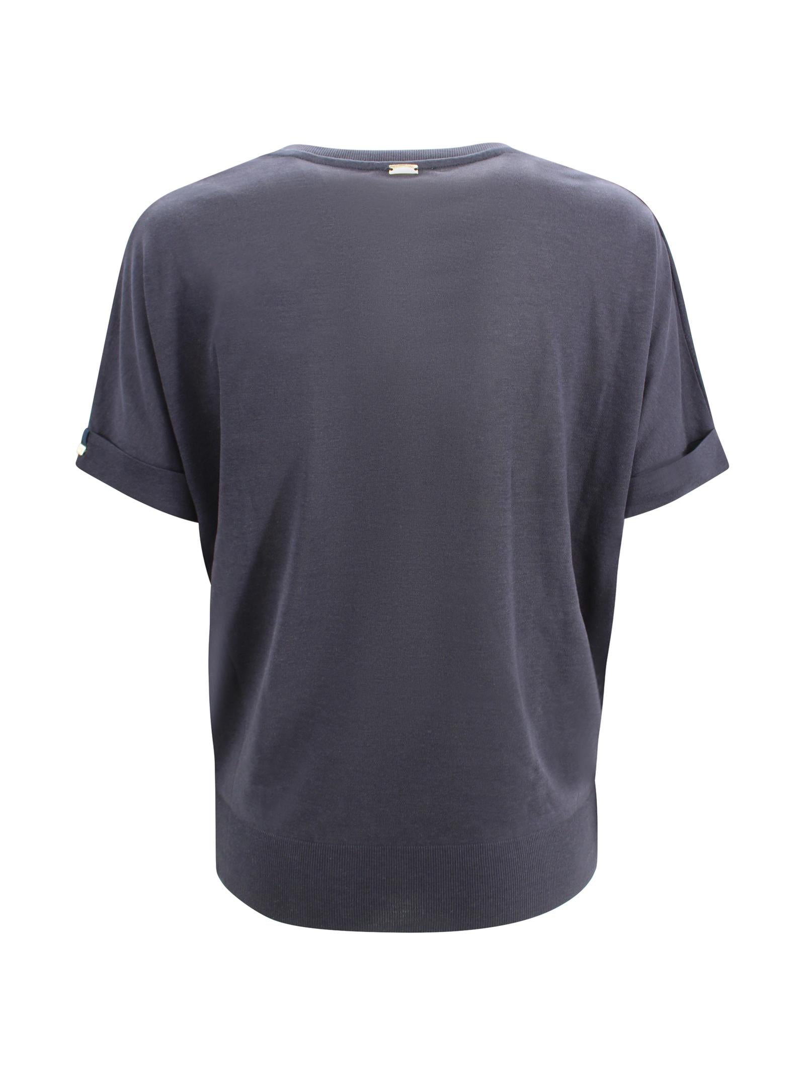 T-shirt con dettagli a righe Herno JG000312D 520569200 
