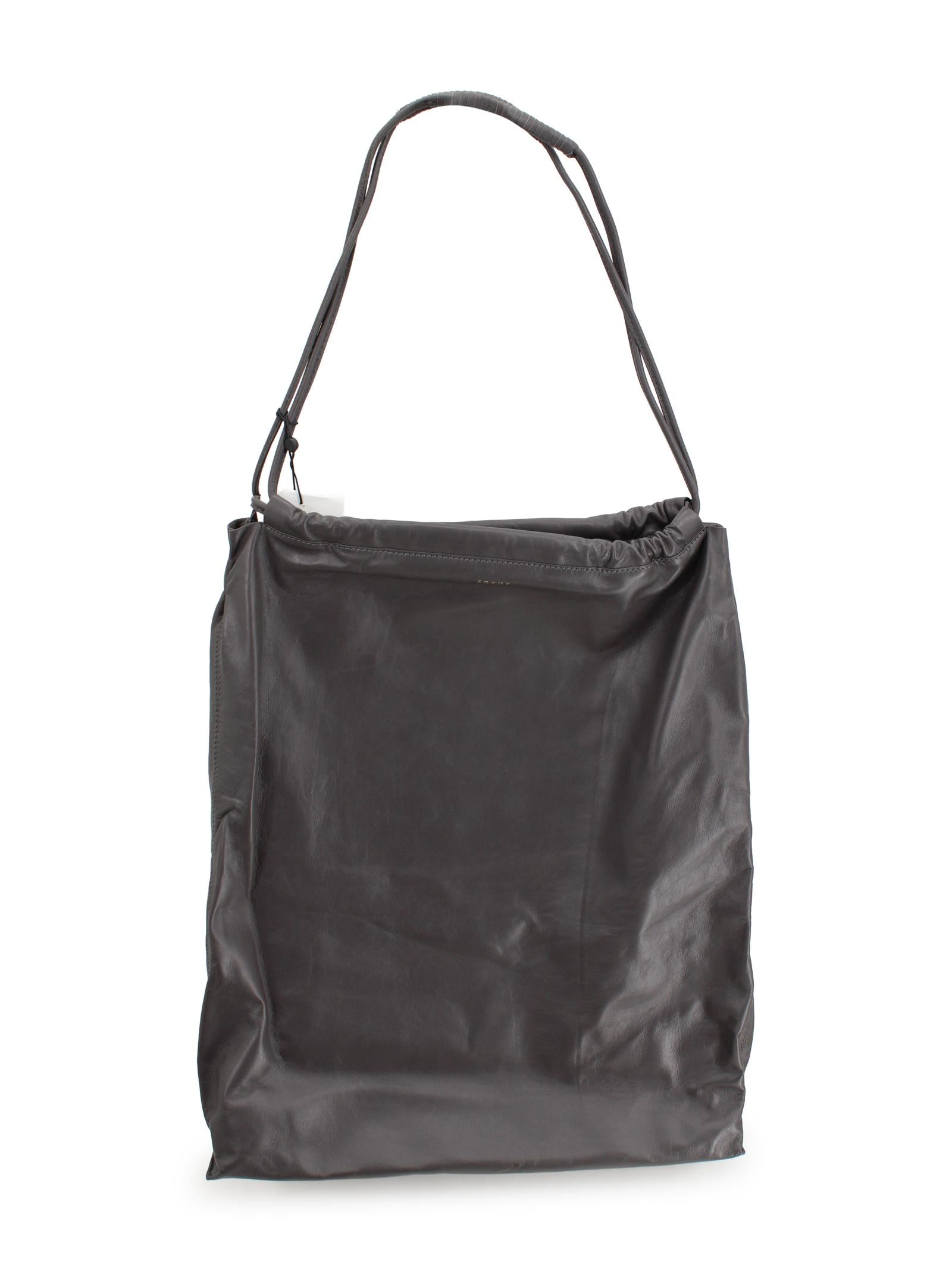 Borsa tote Sia con arricciature SOEUR SEM0841SIA GRI0326S 