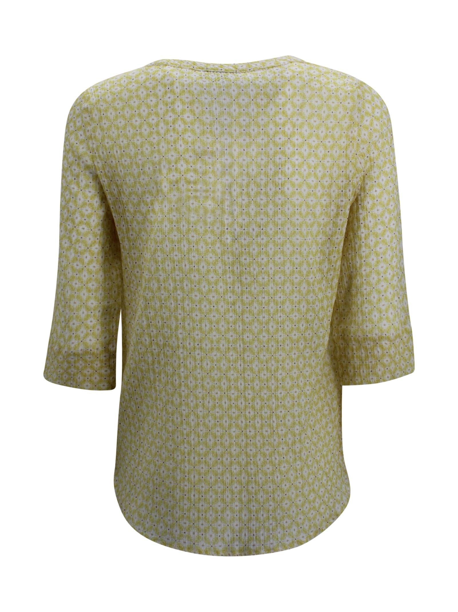 Polo in Lino con Scollo a V Whyci WH1503 6043 