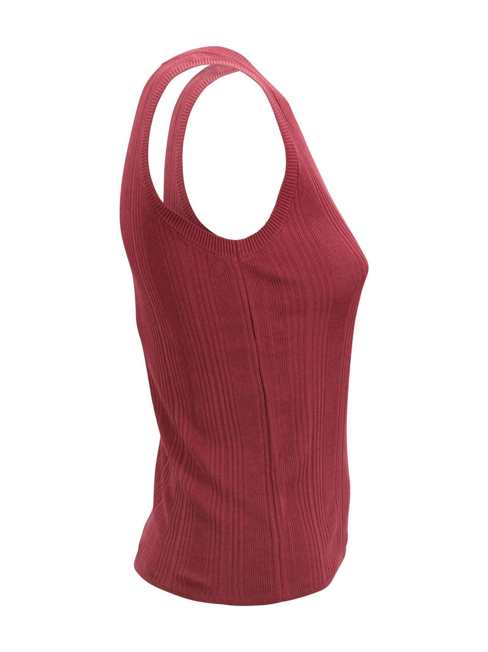 Top in cotone stretch a costine Max Mara Weekend 2615361012600 007 