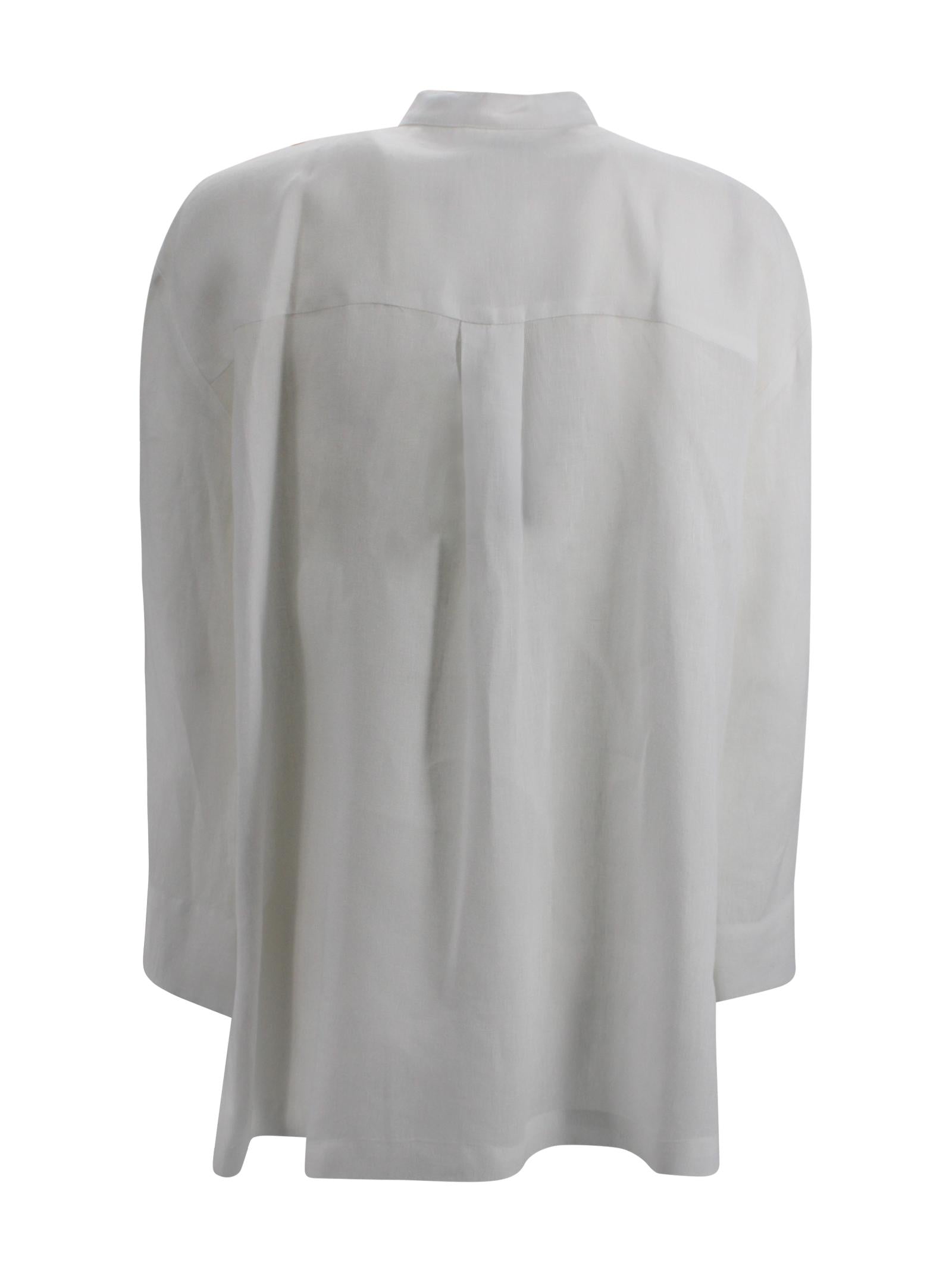 Camicia in lino con taschino S MAXMARA 2 2619111013600 006 