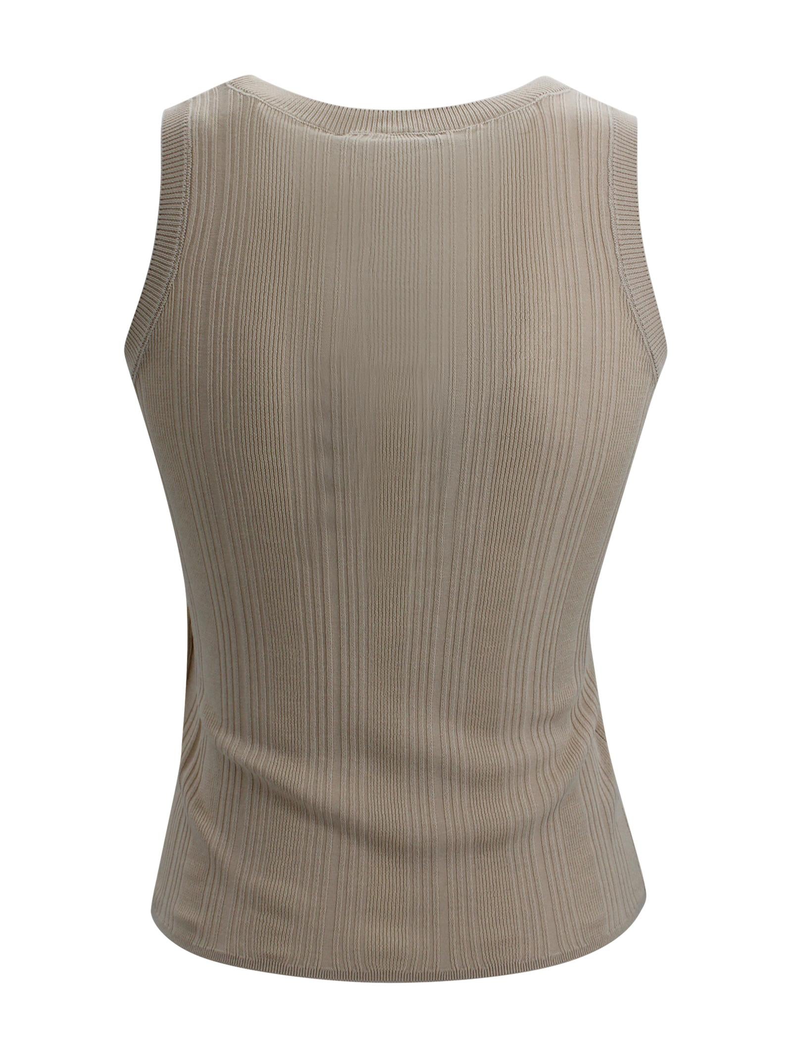 Canotta in maglia a coste Max Mara Weekend 2615361012600 003 