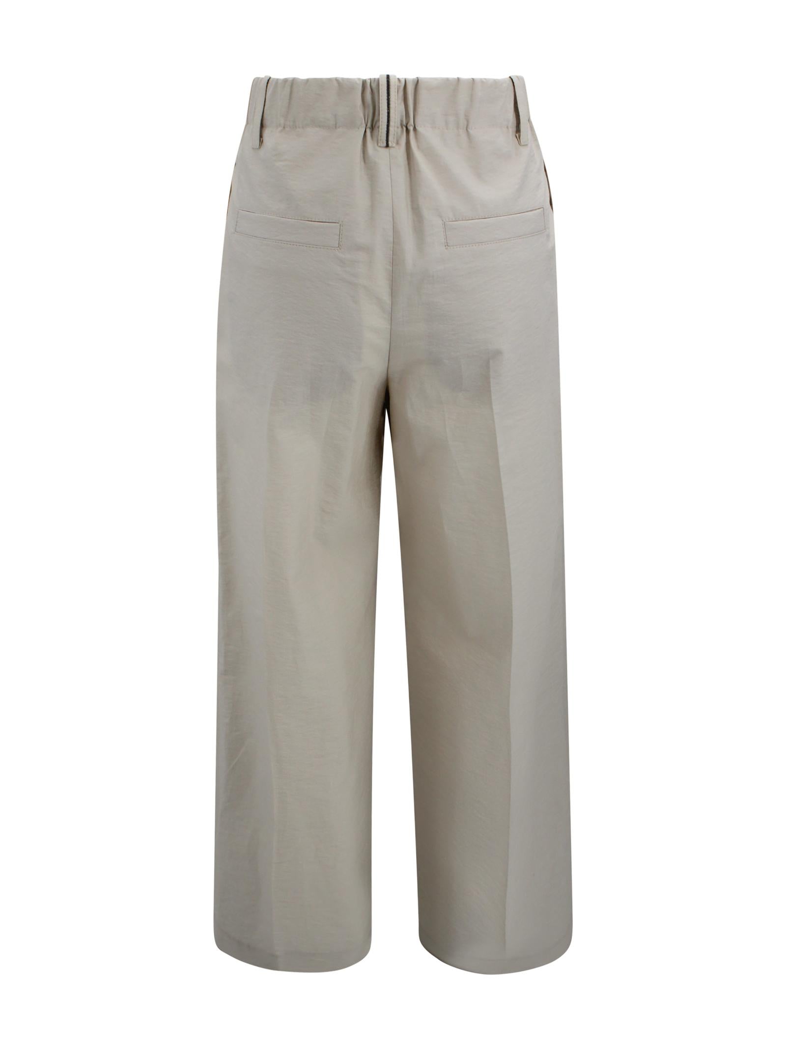 Pantaloni plissé con pieghe frontali Brunello Cucinelli M0F79P9189 C9593 