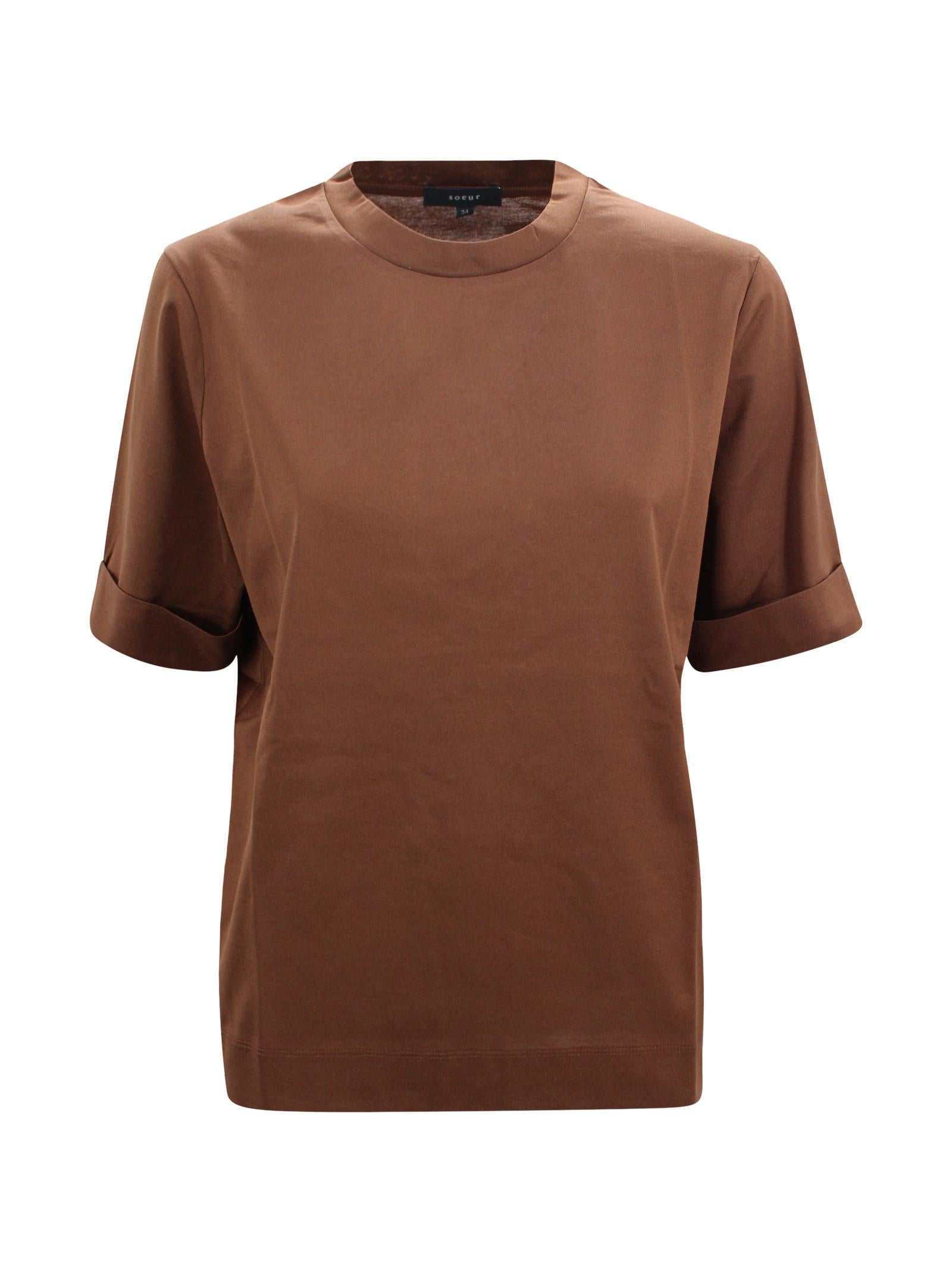 T-shirt Ama in cotone SOEUR TSH1411AMA MAR5324S 
