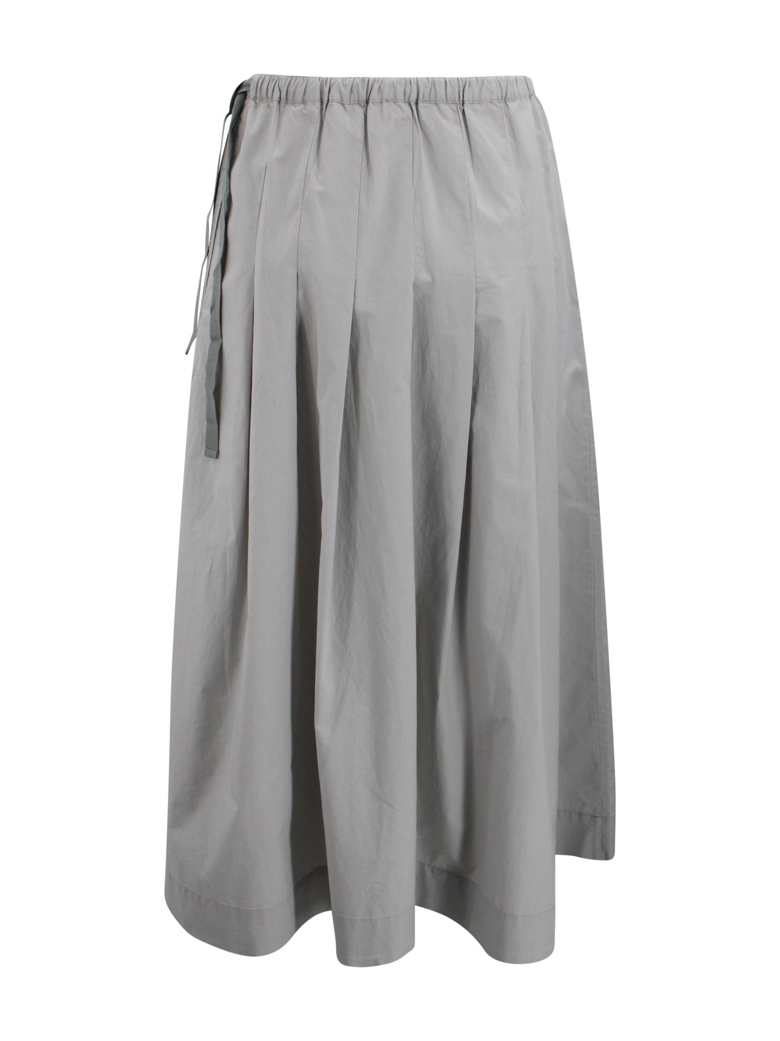 Gonna midi Amalia con cintura annodata SOEUR JUP1609AMALIA GRI0225S 