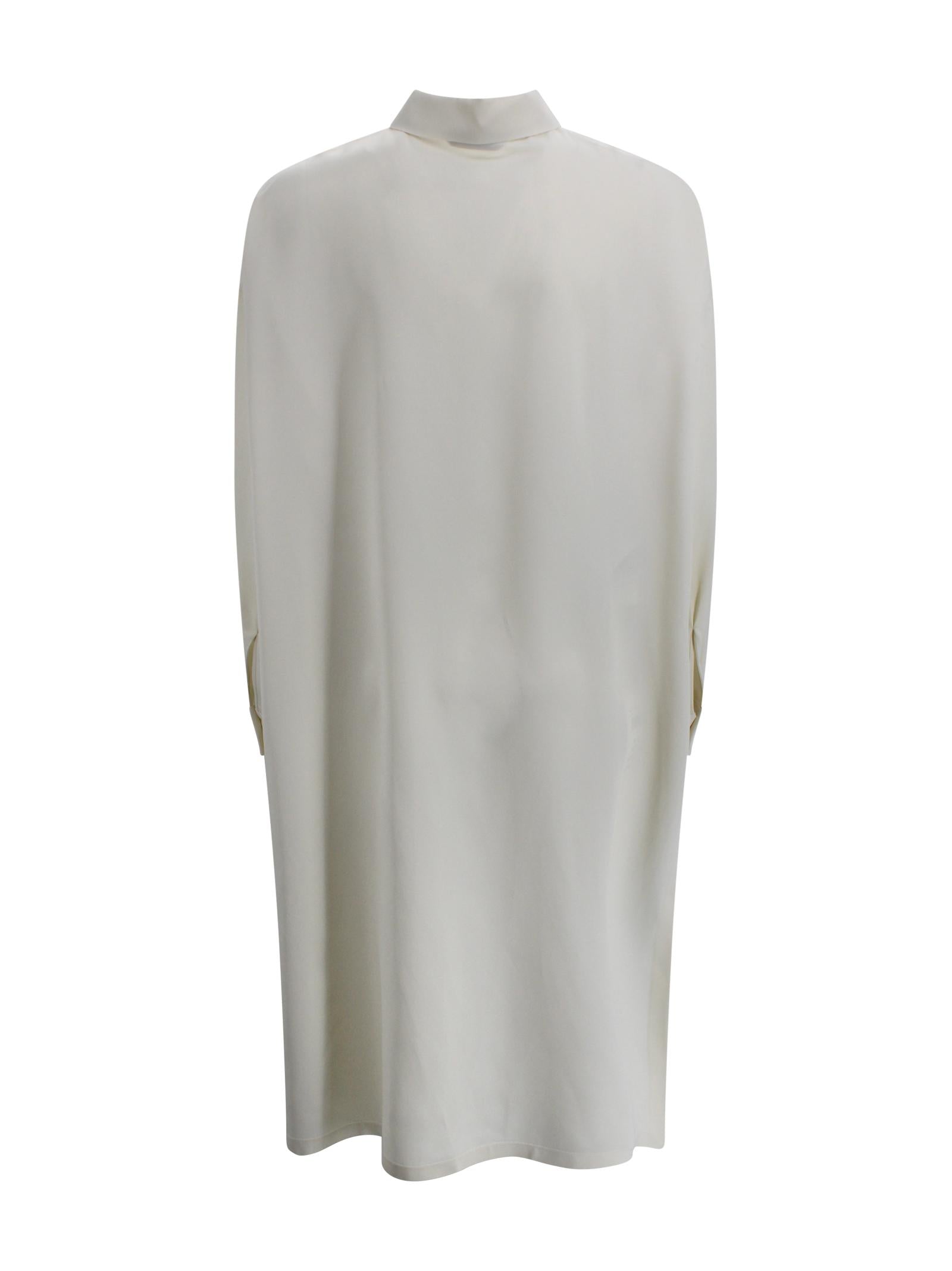 Camicia Crop Bianca con Bottoni Alberta Ferretti 261M-0212-0128 0003 