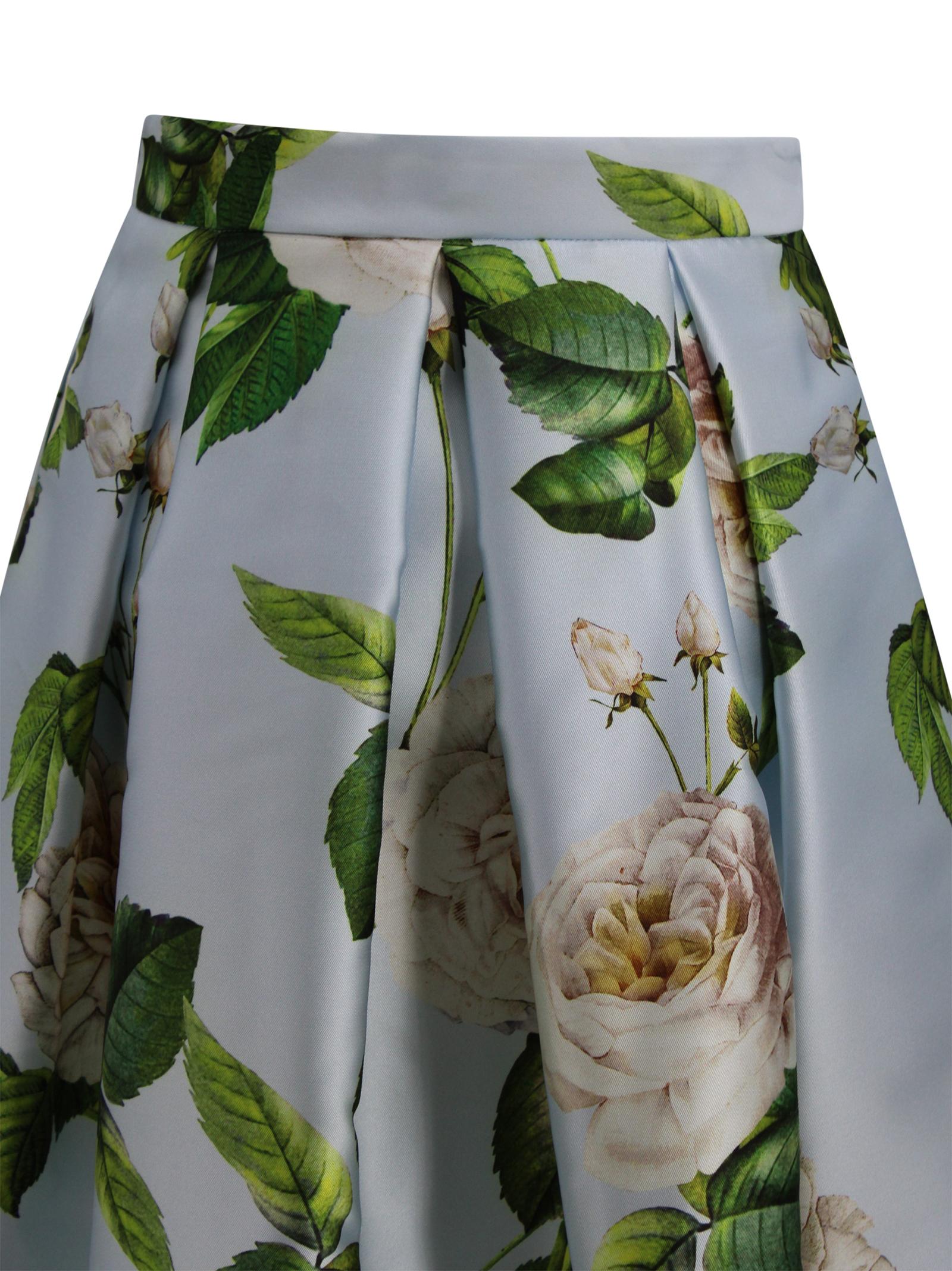 Gonna a fantasia floreale Lunatica LUNA88 K ROSESAZUR 