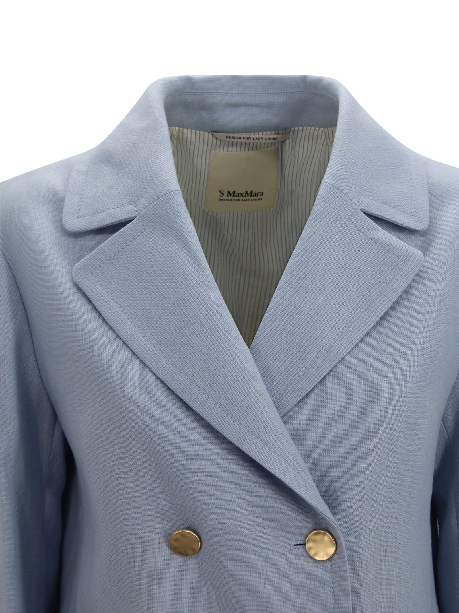 Giacca doppiopetto in puro lino S MAXMARA 2 2619041033600 005 