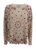 Maglia in cashmere con stampa
