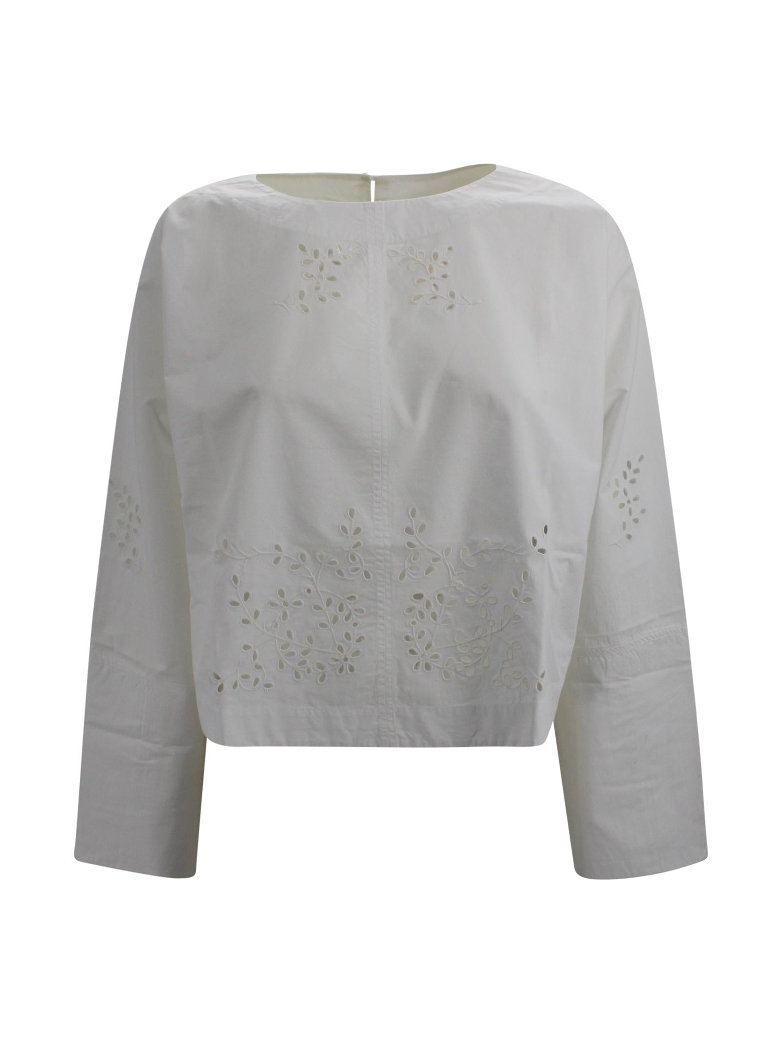 Blusa Hansel in broderie anglaise SOEUR CHE0948HANSEL BLA0126S 