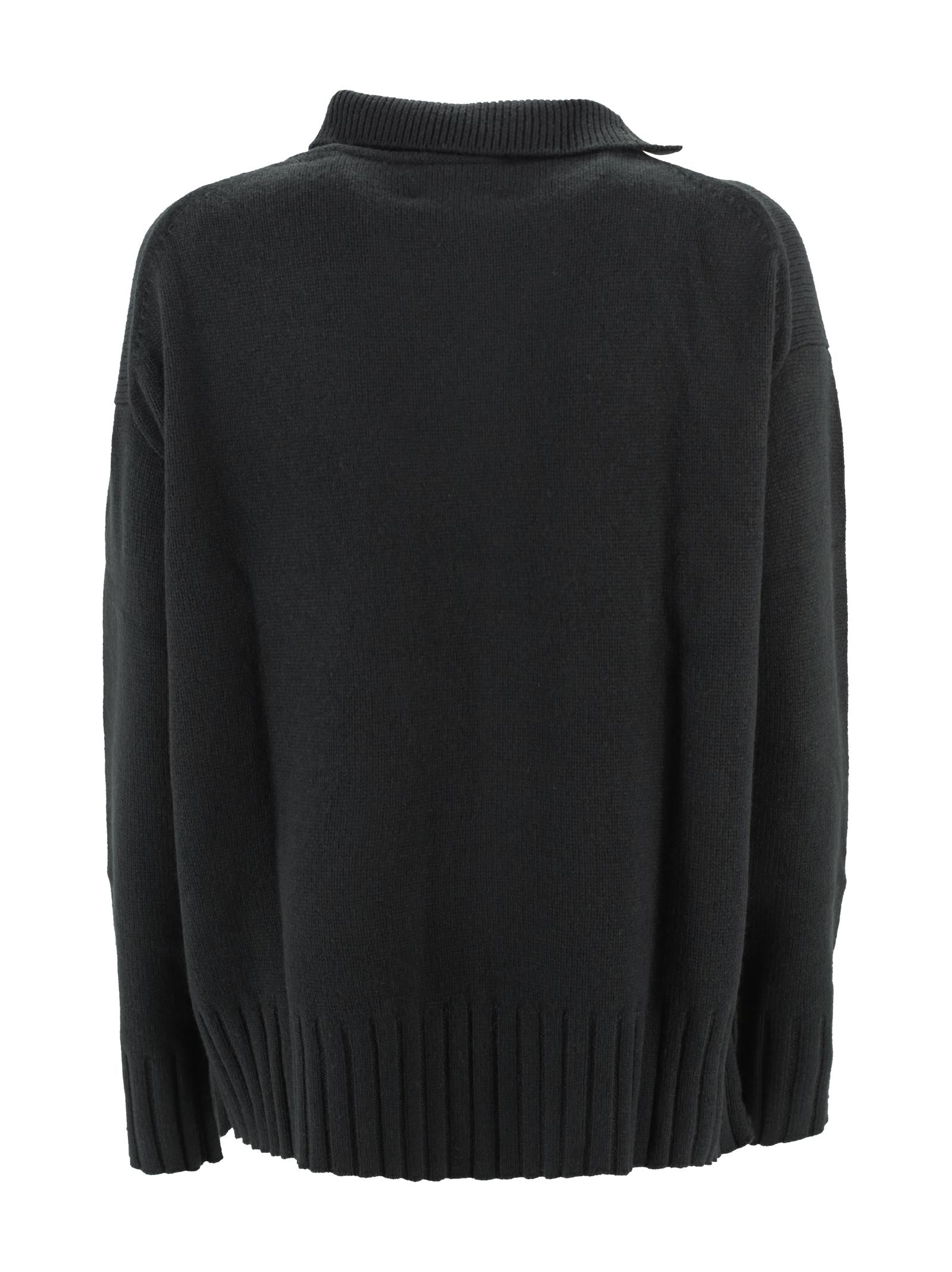 Maglia collo alto con bottoni Kujten F4804 81 