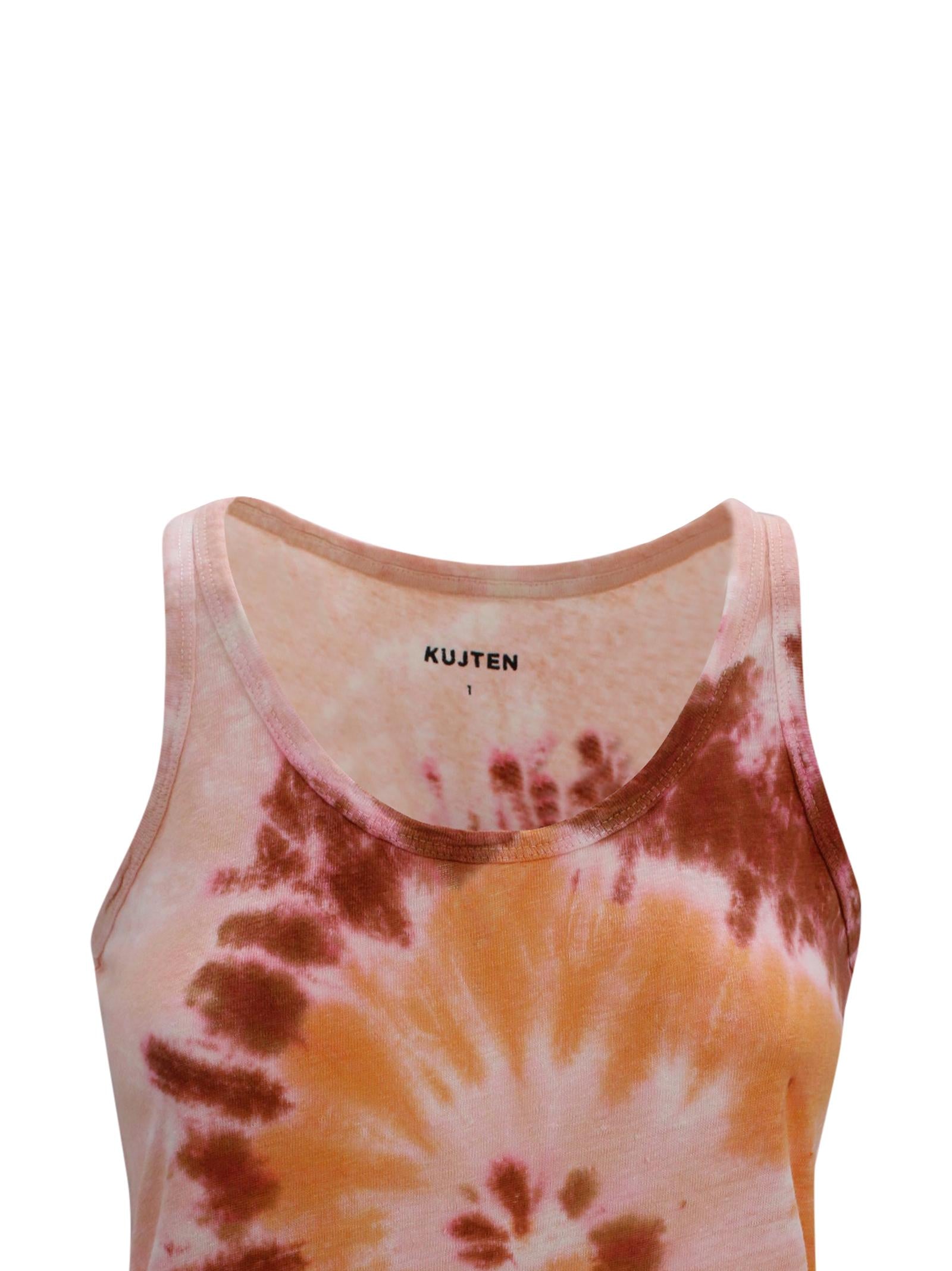 Top "Soft Sunny" in Lino Tie & Dye Kujten F2371 2523 