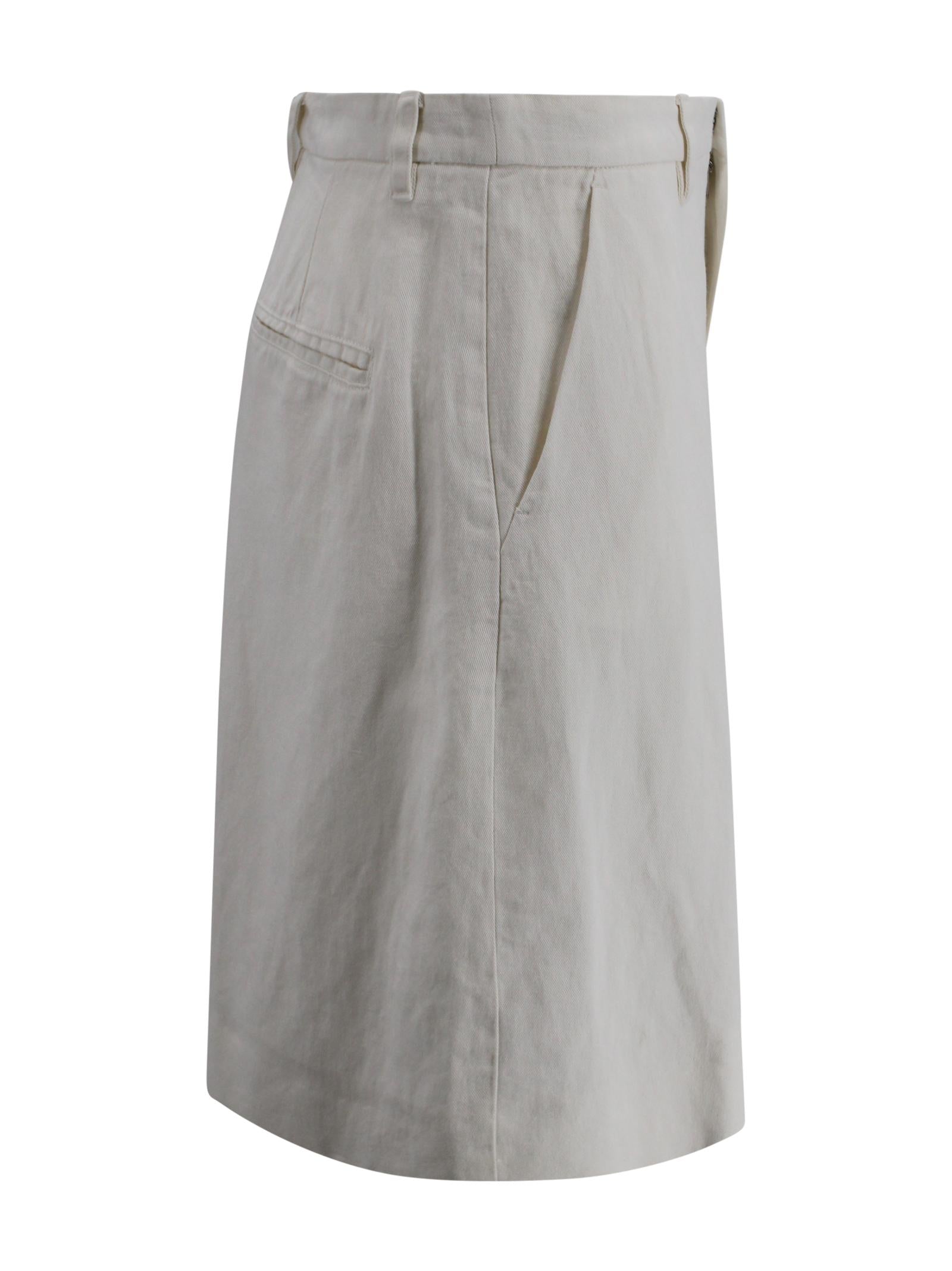 Bermuda Sartoriali in Cotone e Lino S MAXMARA 2 2619141023600 001 