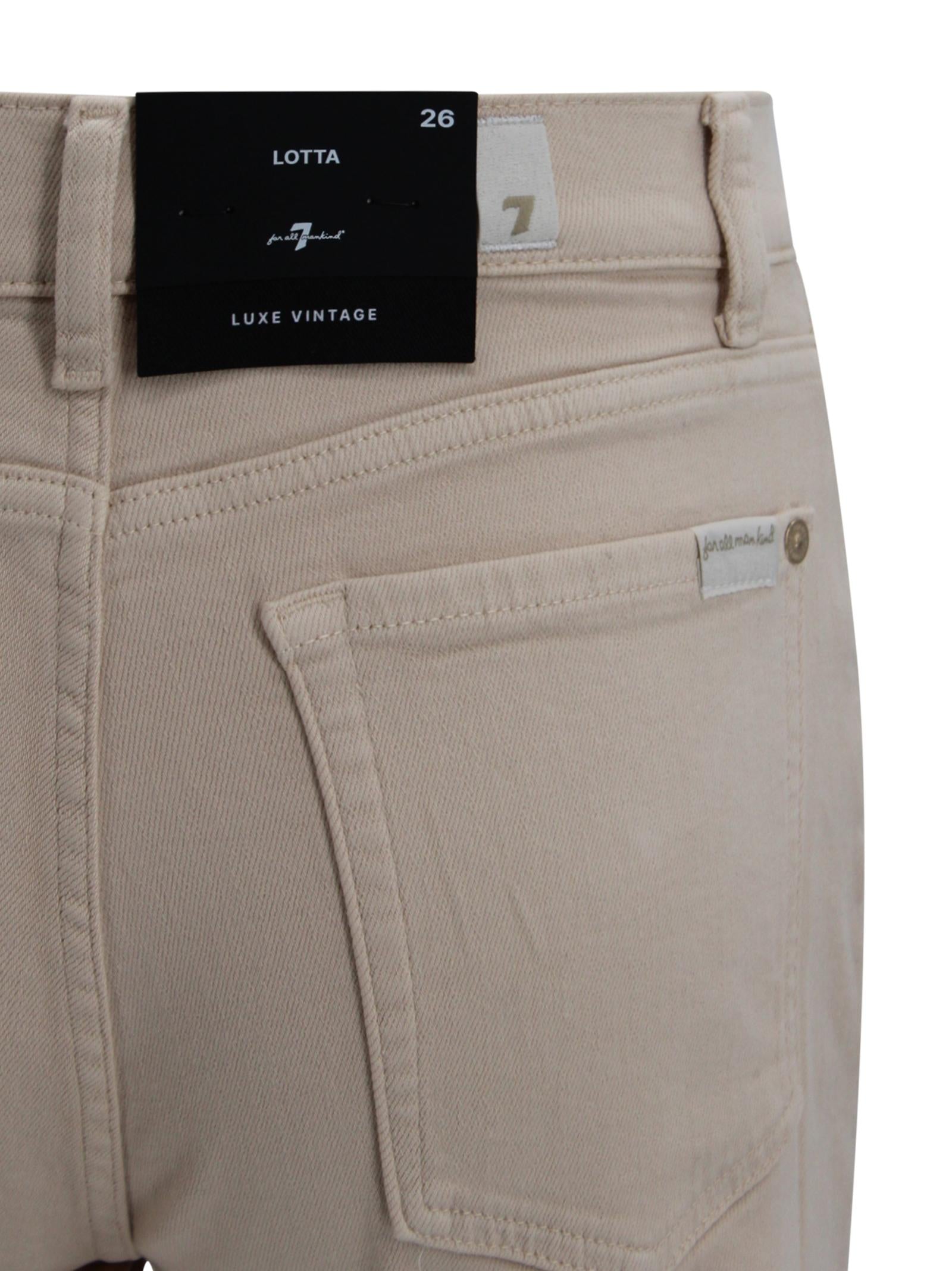 Jeans in cotone a gamba ampia e vita alta 7 FOR ALL MANKIND 7UG20C14 U71ZA 