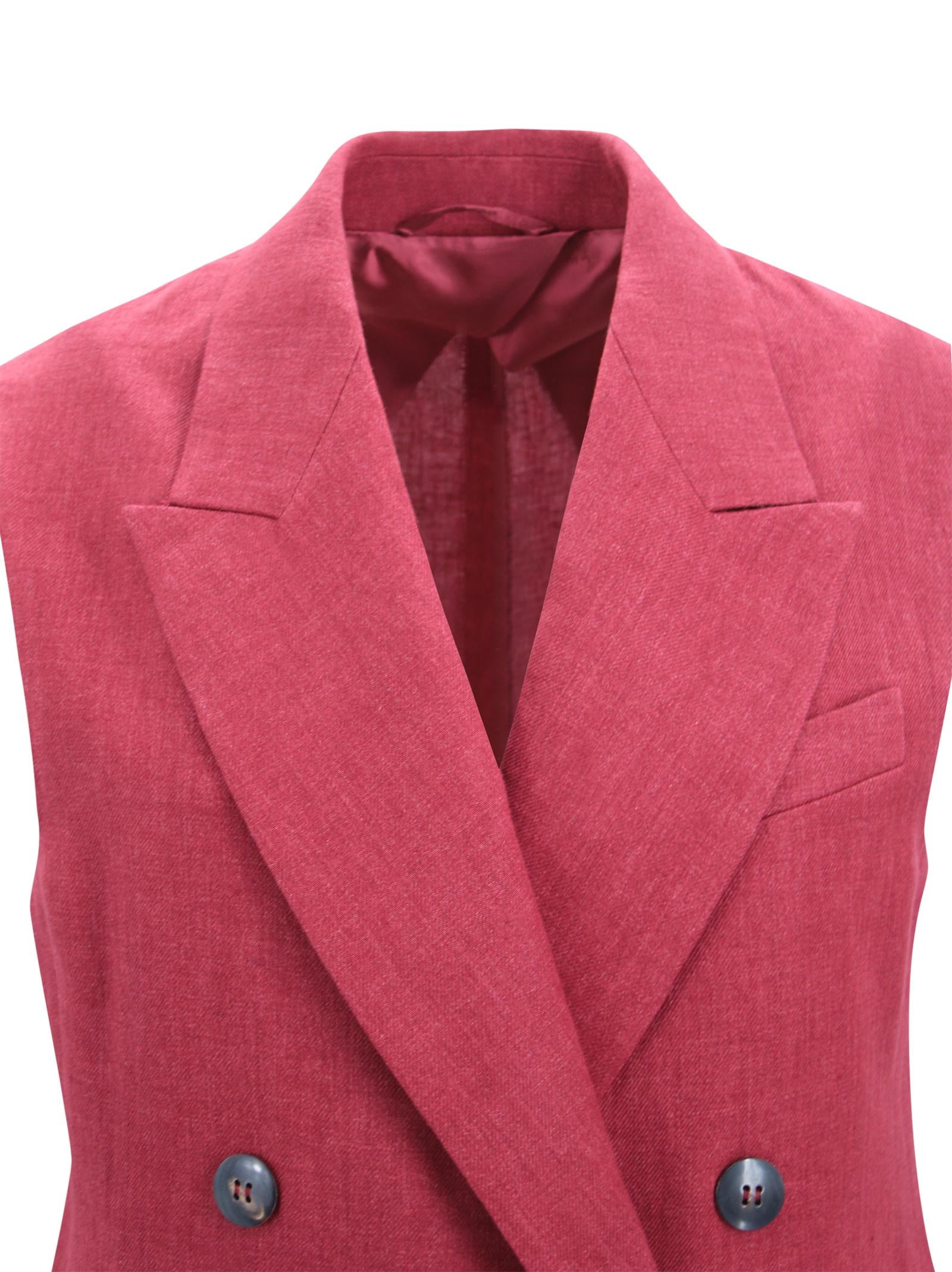 Gilet sartoriale doppiopetto Max Mara Studio 2616281012600 035 
