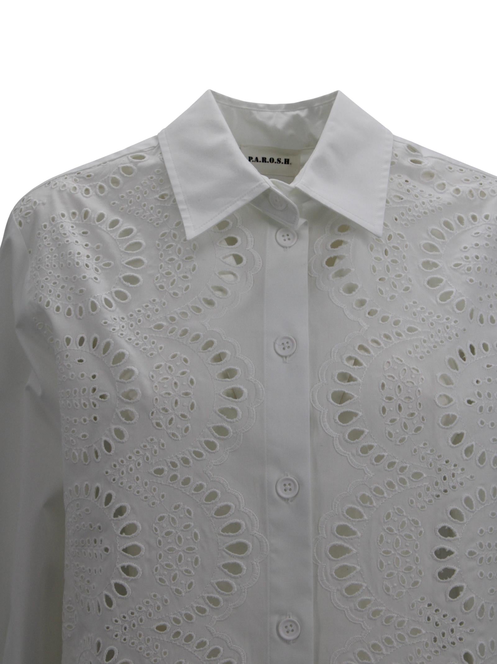 Camicia con ricamo P.A.R.O.S.H. D381301 001 