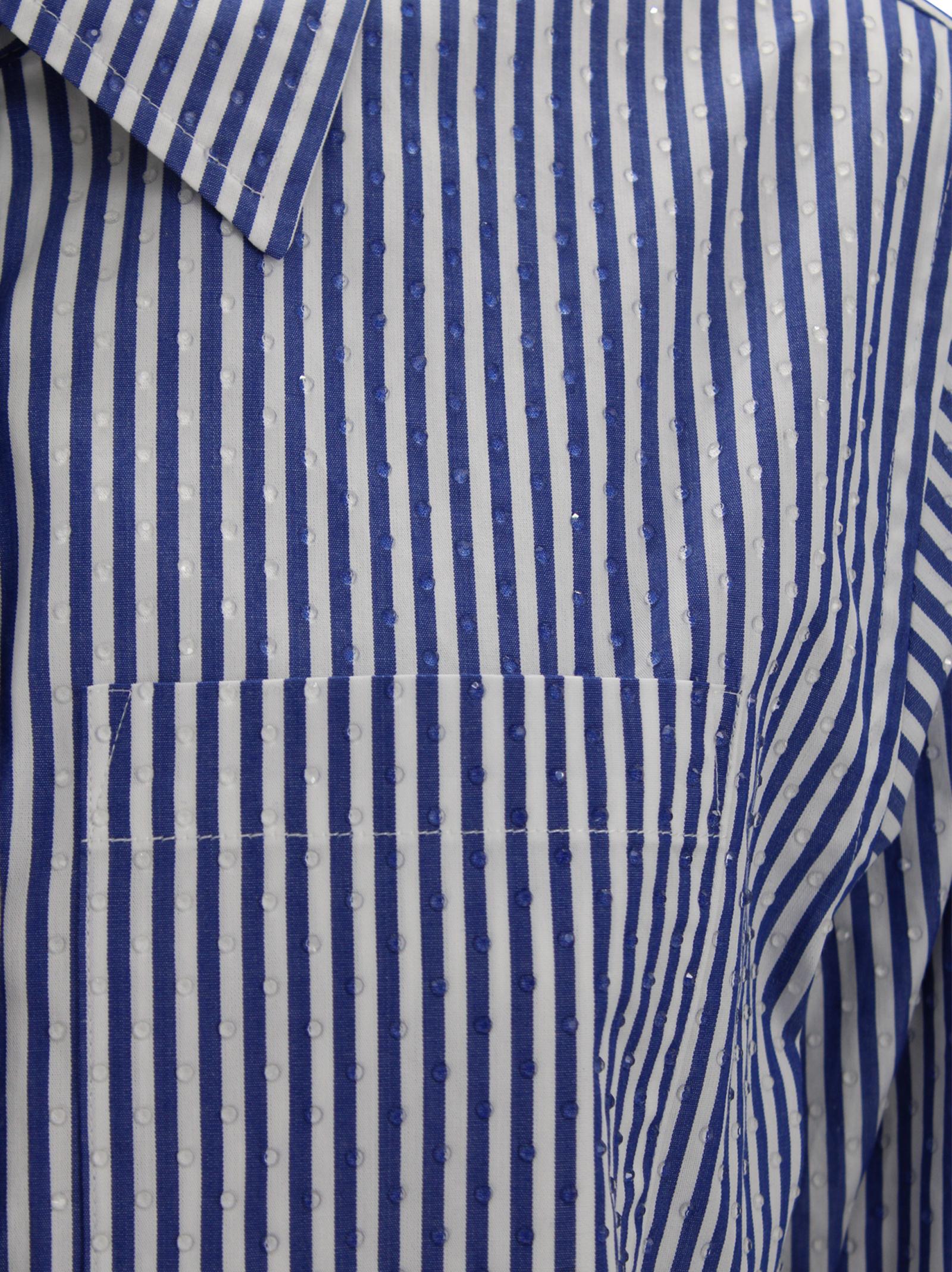 Camicia in cotone con strass P.A.R.O.S.H. D380646 883 