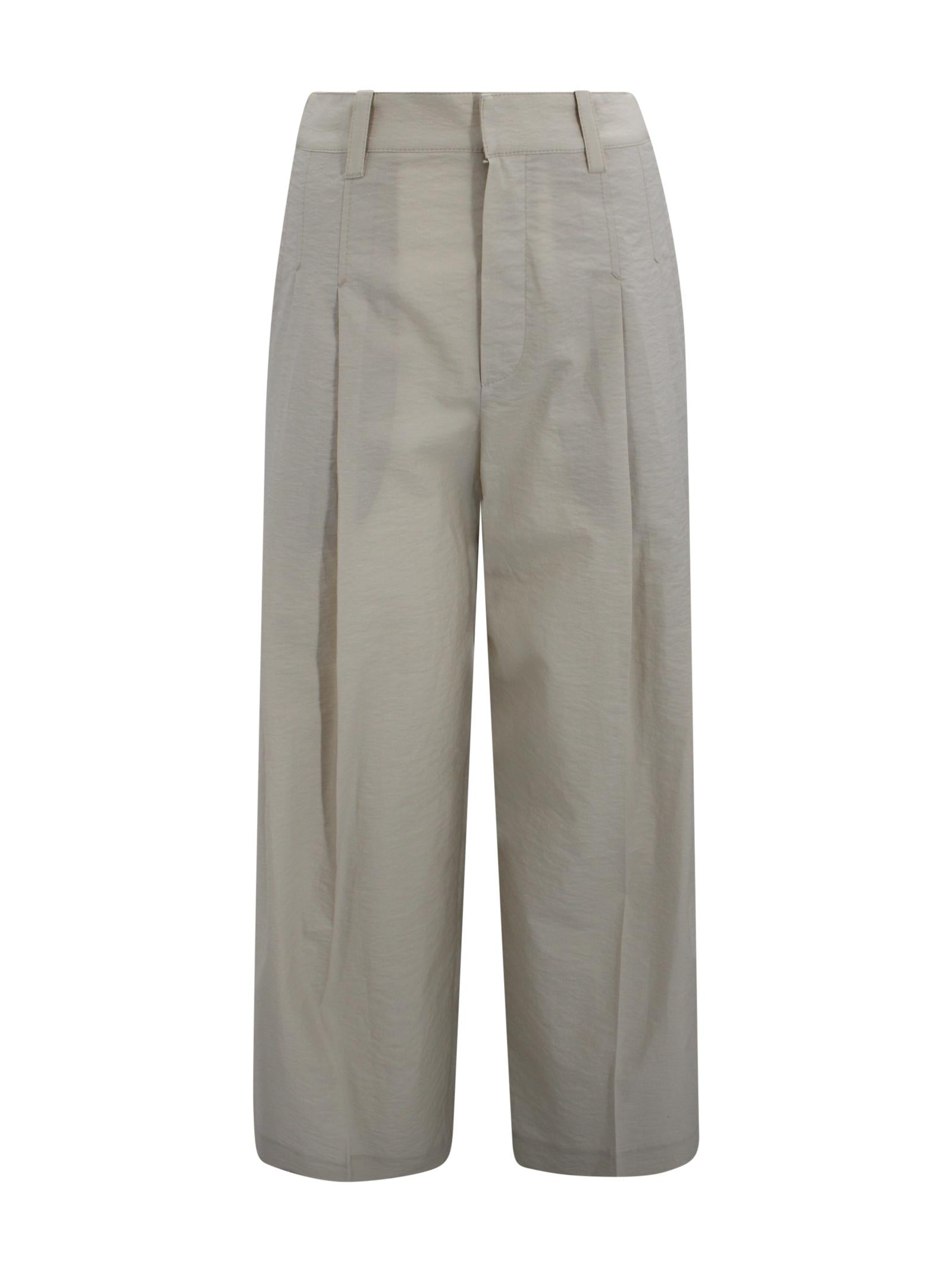 Pantaloni plissé con pieghe frontali Brunello Cucinelli M0F79P9189 C9593 