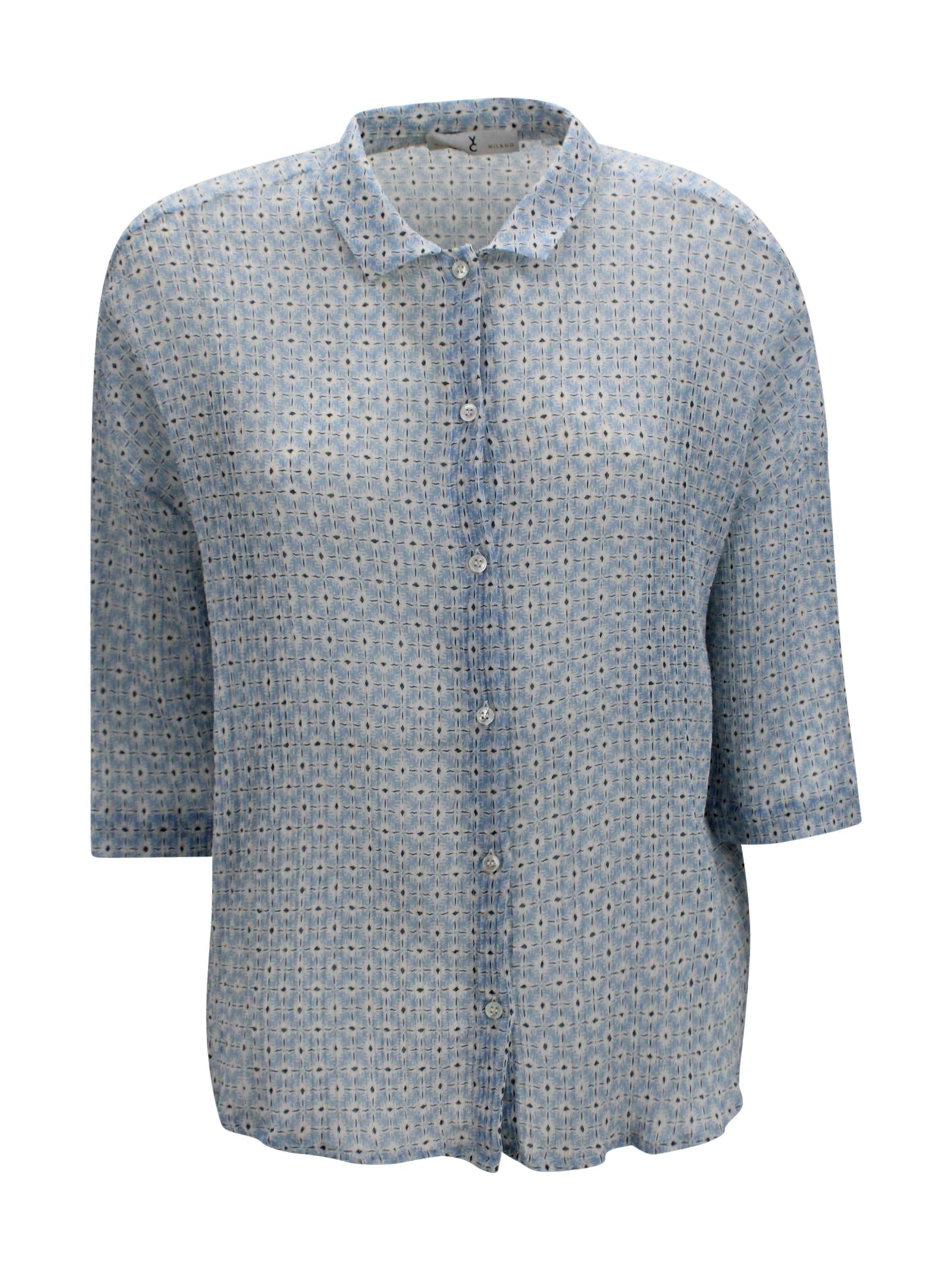 Camicia in Lino con Colletto Classico Whyci WH1504 6027 