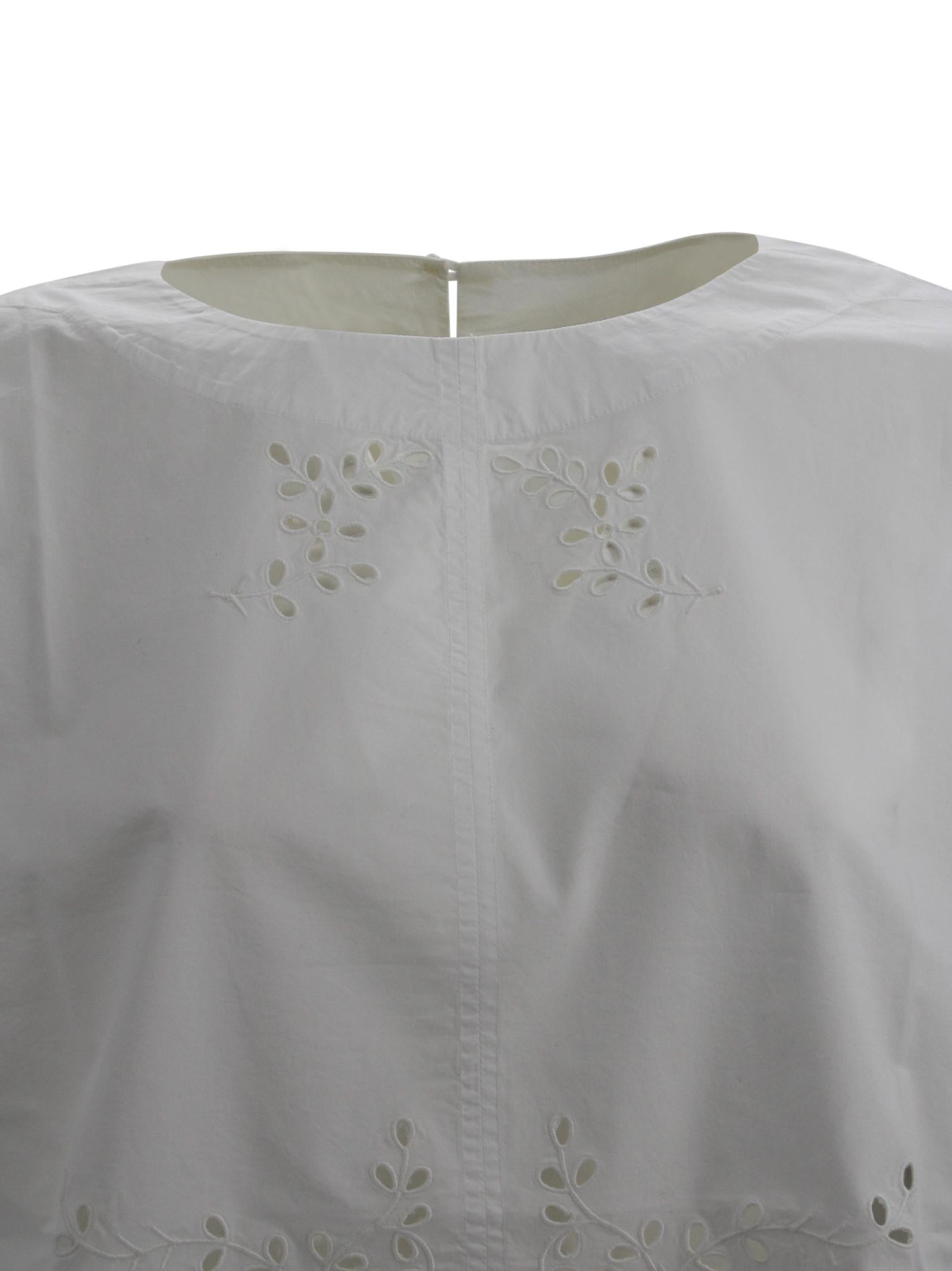 Blusa Hansel in broderie anglaise SOEUR CHE0948HANSEL BLA0126S 