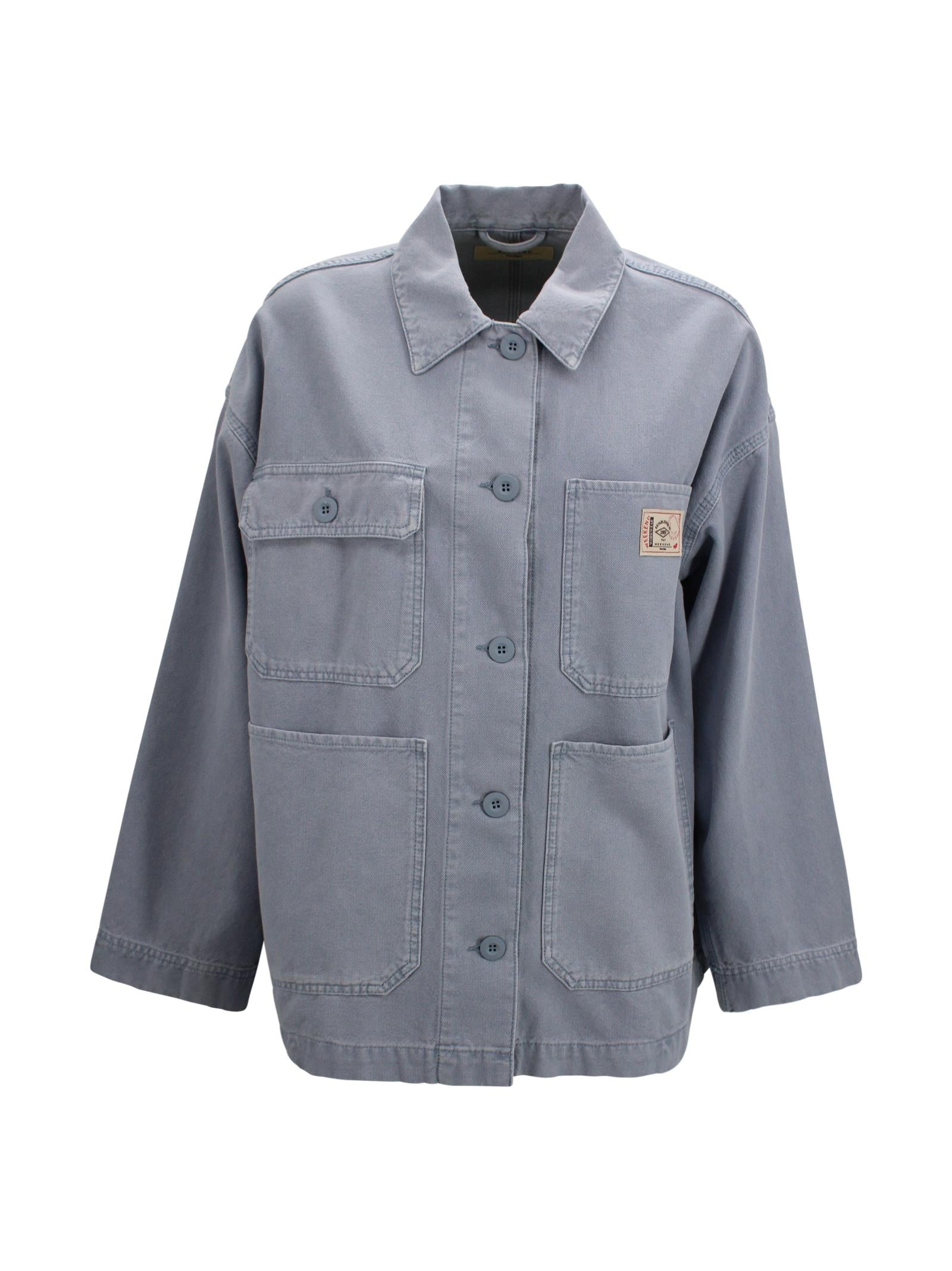 Giacca sfoderata workwear in denim Max Mara Weekend 2615041101600 002 