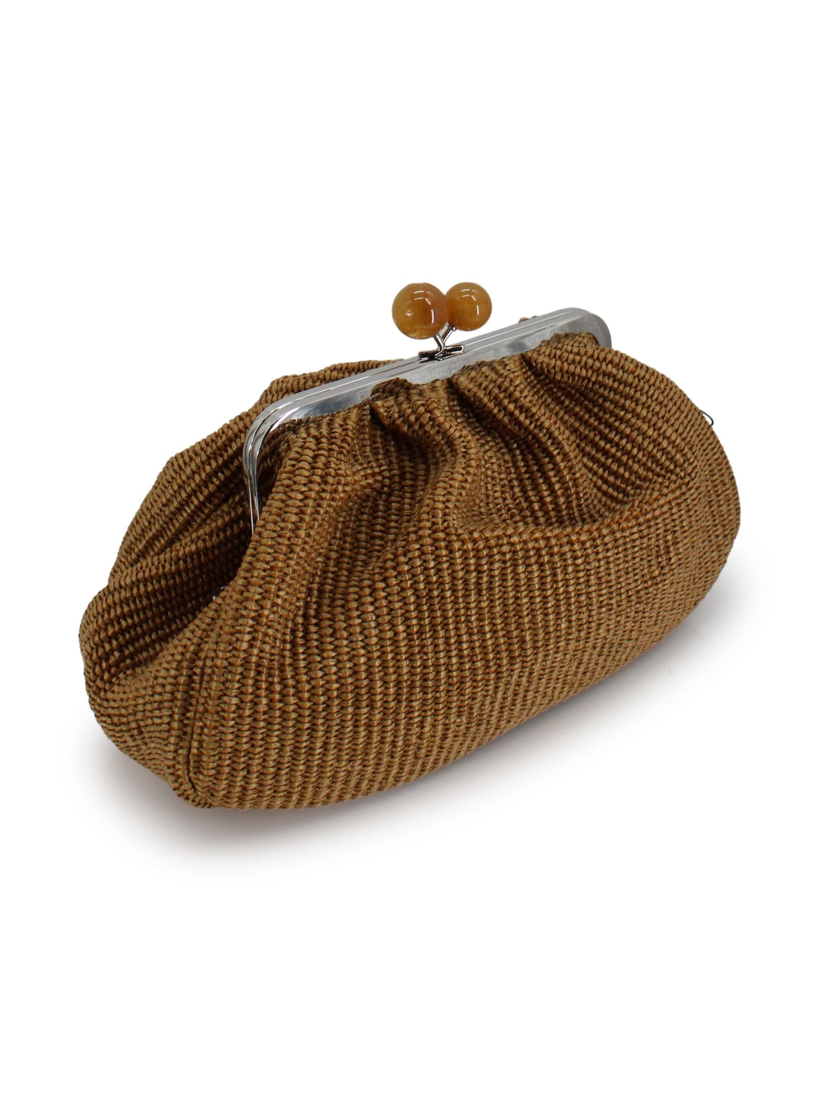 Pasticcino Bag Medium effetto rafia Weekend accessori 2 2615511105600 052 