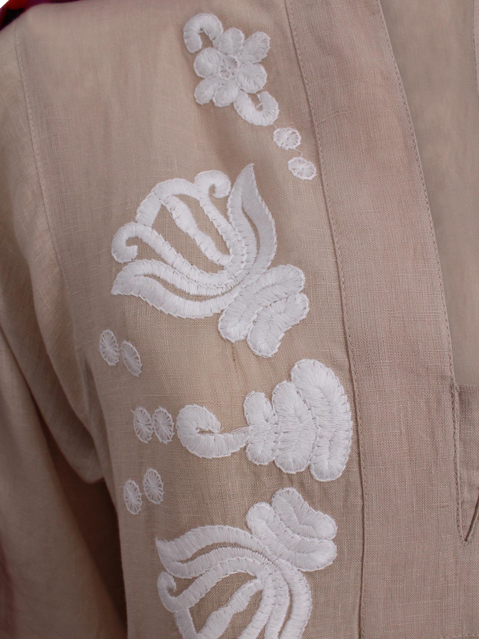 Kaftano "Riad" in Lino con Cintura Luxi of sea RL03 03 
