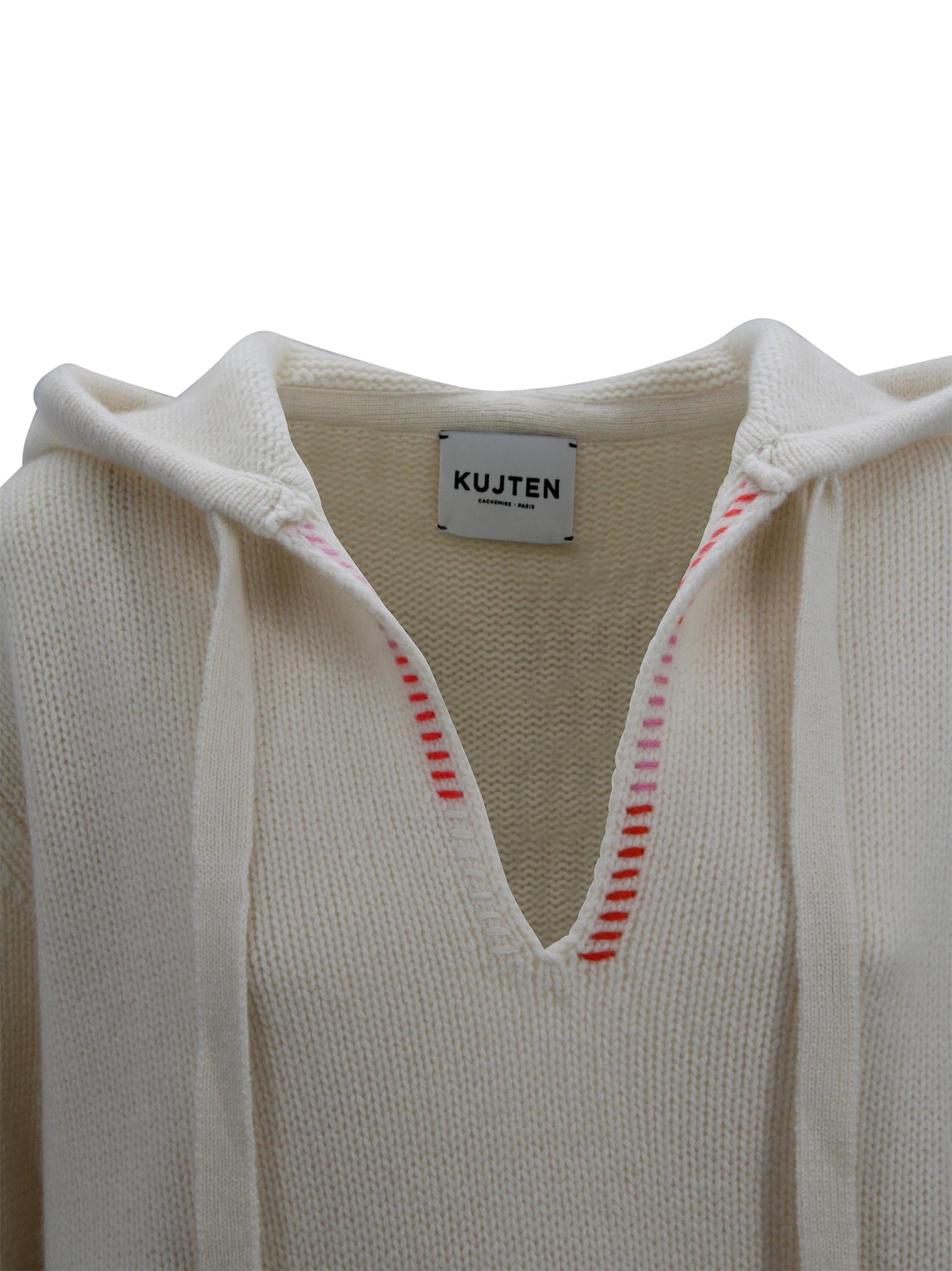 Felpa con cappuccio Solmar in cashmere Kujten F5020 755 