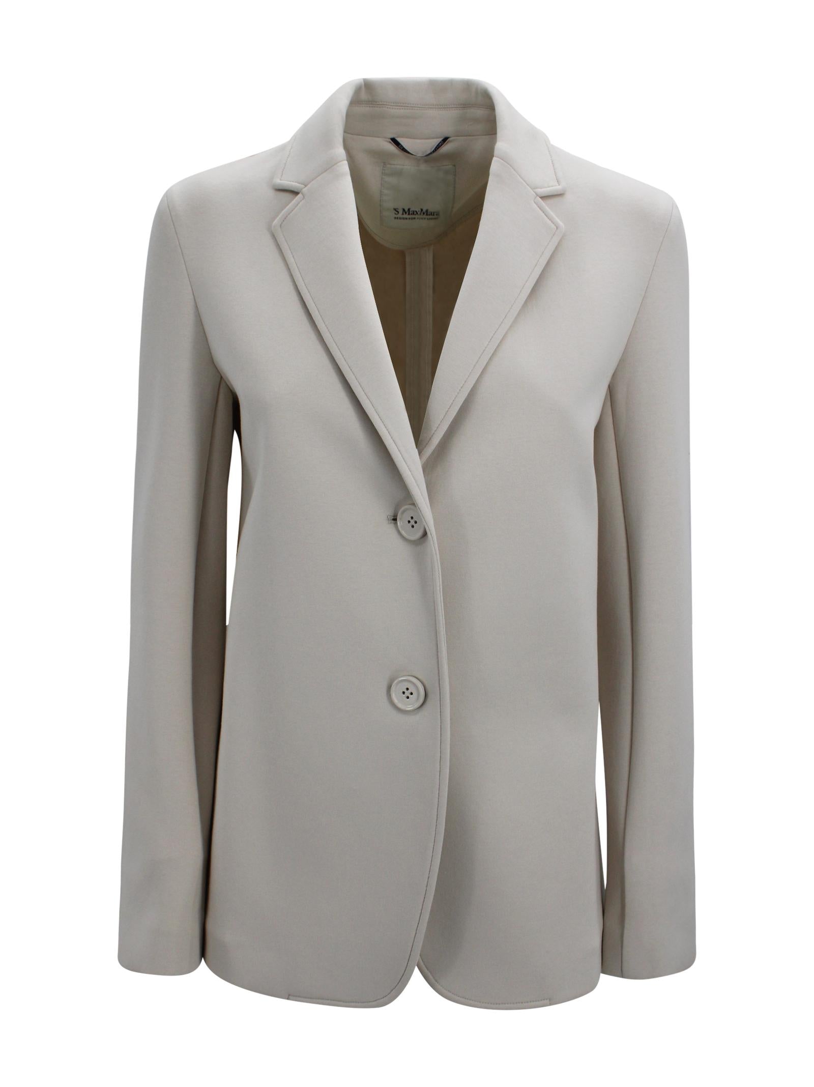 Giacca monopetto dal volume piccolo e linea dritta S MAXMARA 1 2619911061600 001 