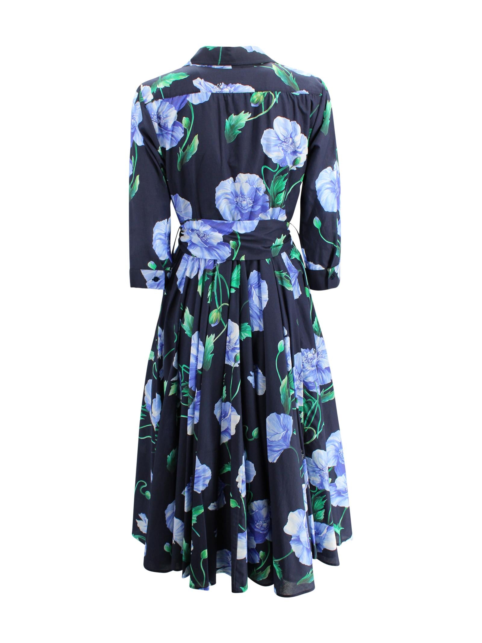 Abito Midi "Spritz" in Cotone Lavi BS7WD020 640 