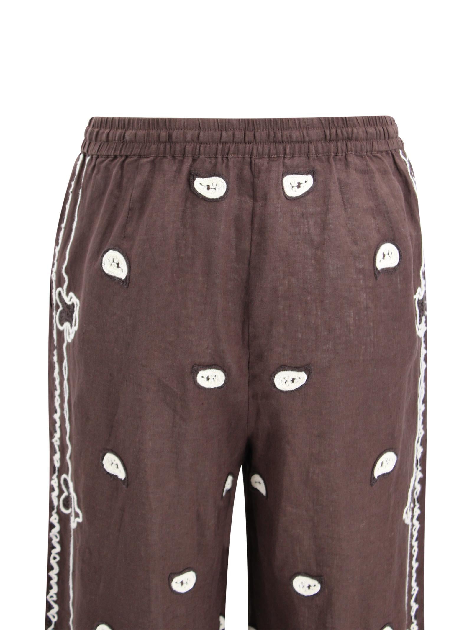 Pantaloni Beach26 marroni P.A.R.O.S.H. D230769R 086 