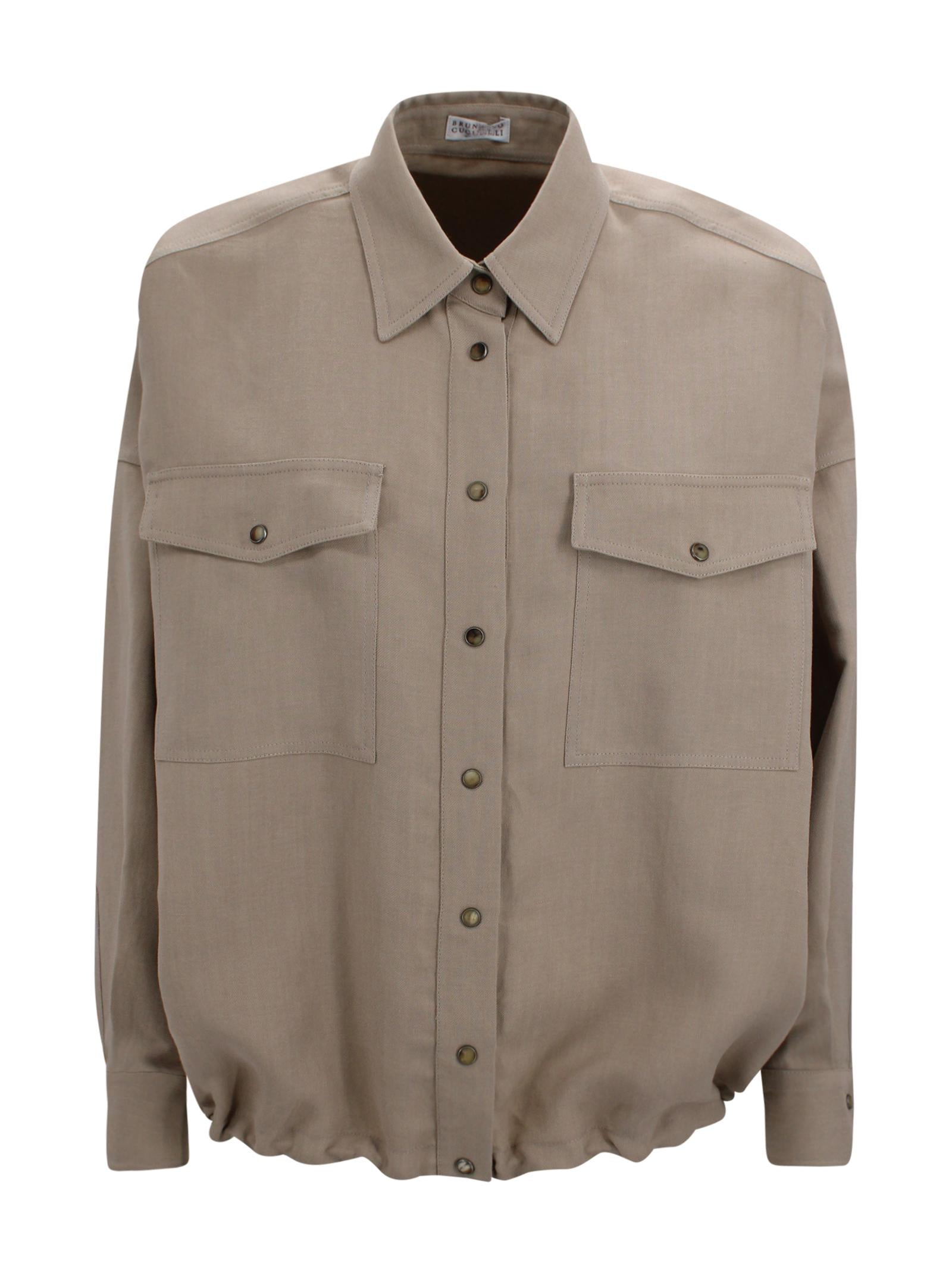 Camicia con tasche applicate Brunello Cucinelli MH126NE416 C9195 