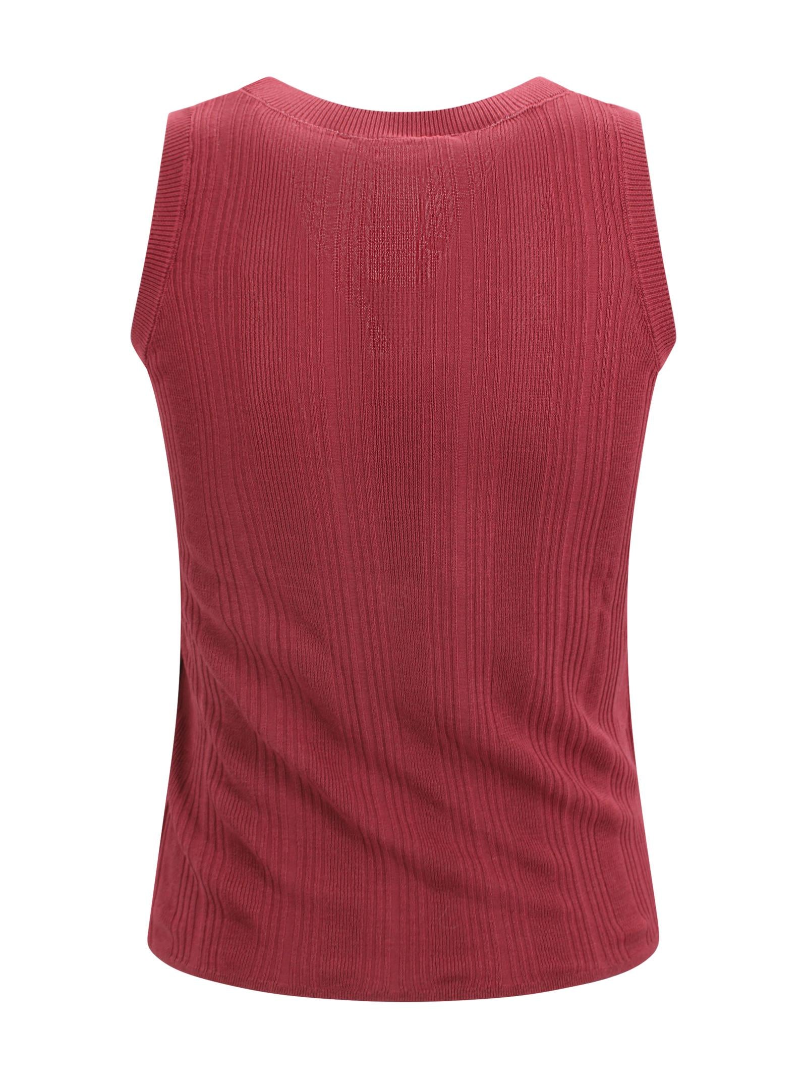 Top in cotone stretch a costine Max Mara Weekend 2615361012600 007 