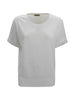 T-shirt bianca a maniche corte
